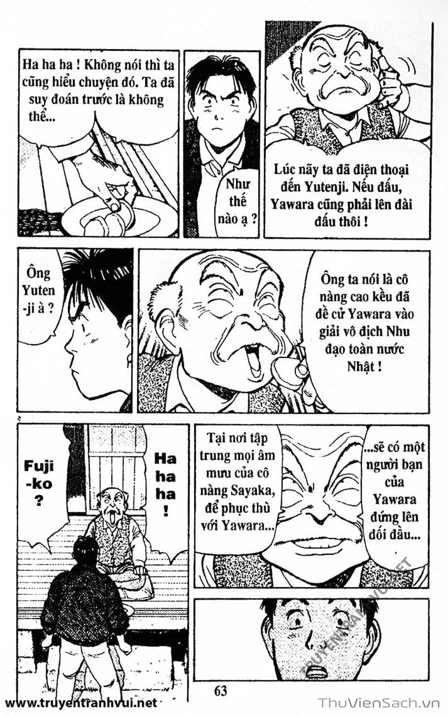 Truyện Tranh Tiểu Thư Nhu Đạo - Yawara! trang 6