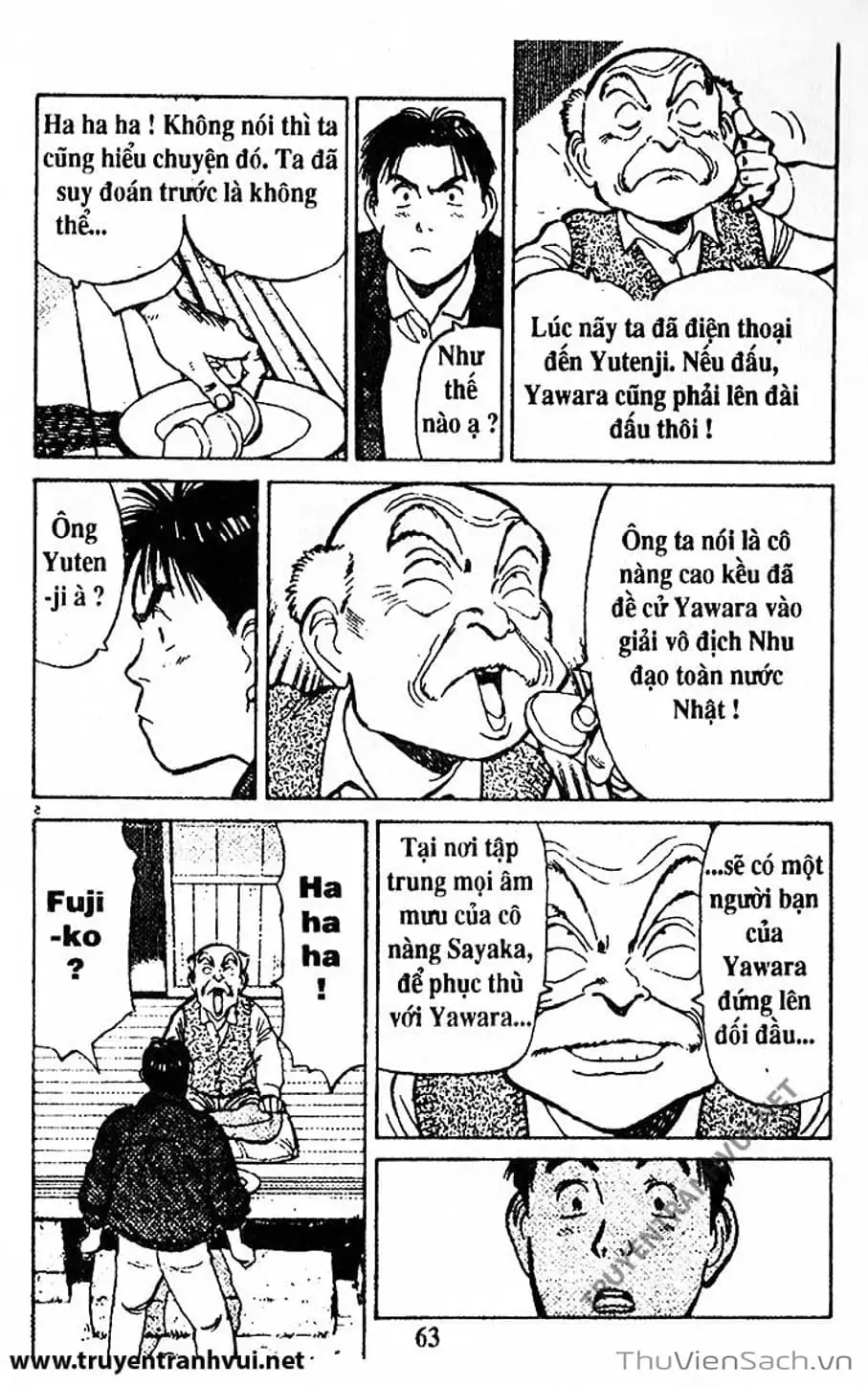 Truyện Tranh Tiểu Thư Nhu Đạo - Yawara! trang 6