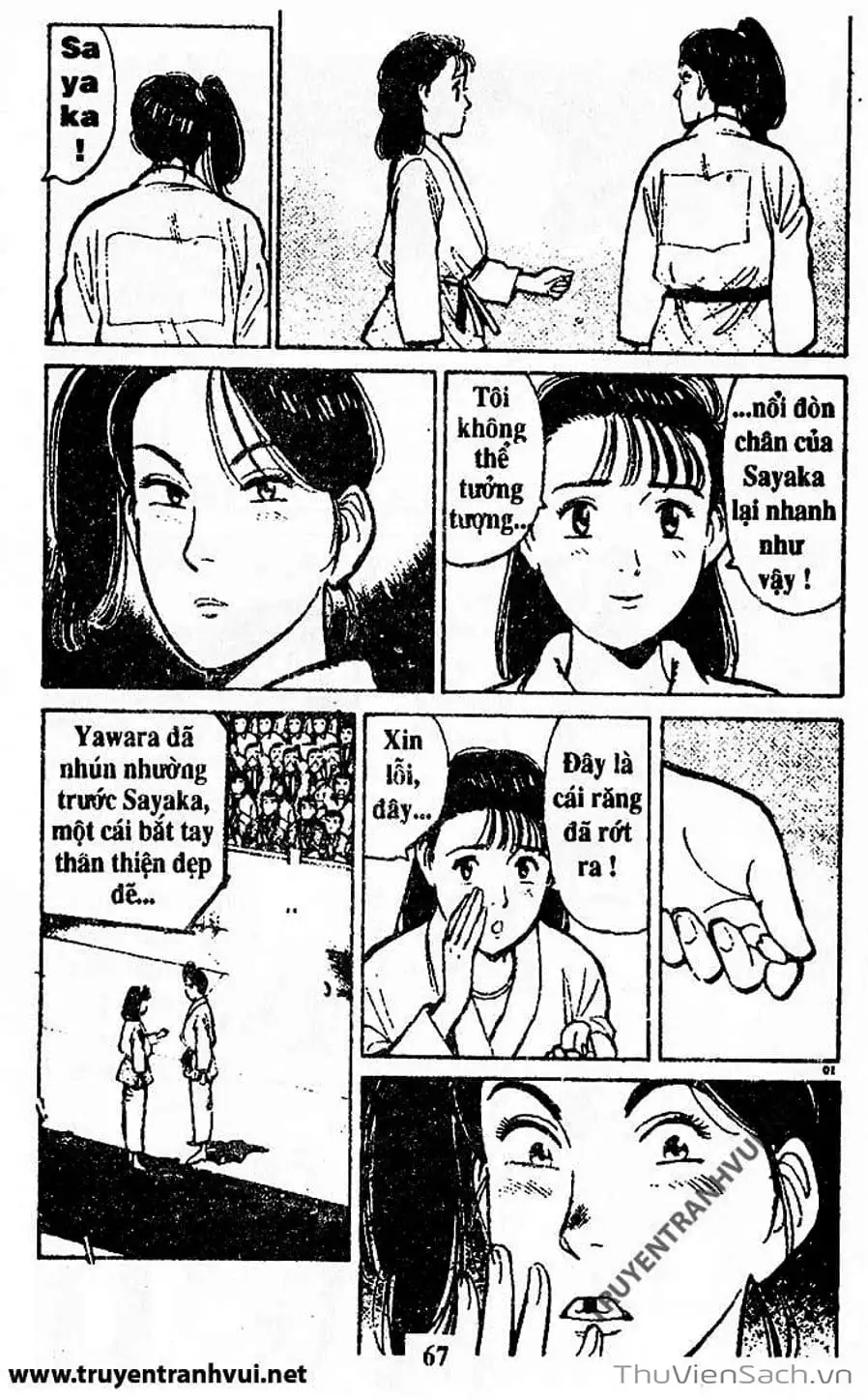 Truyện Tranh Tiểu Thư Nhu Đạo - Yawara! trang 6