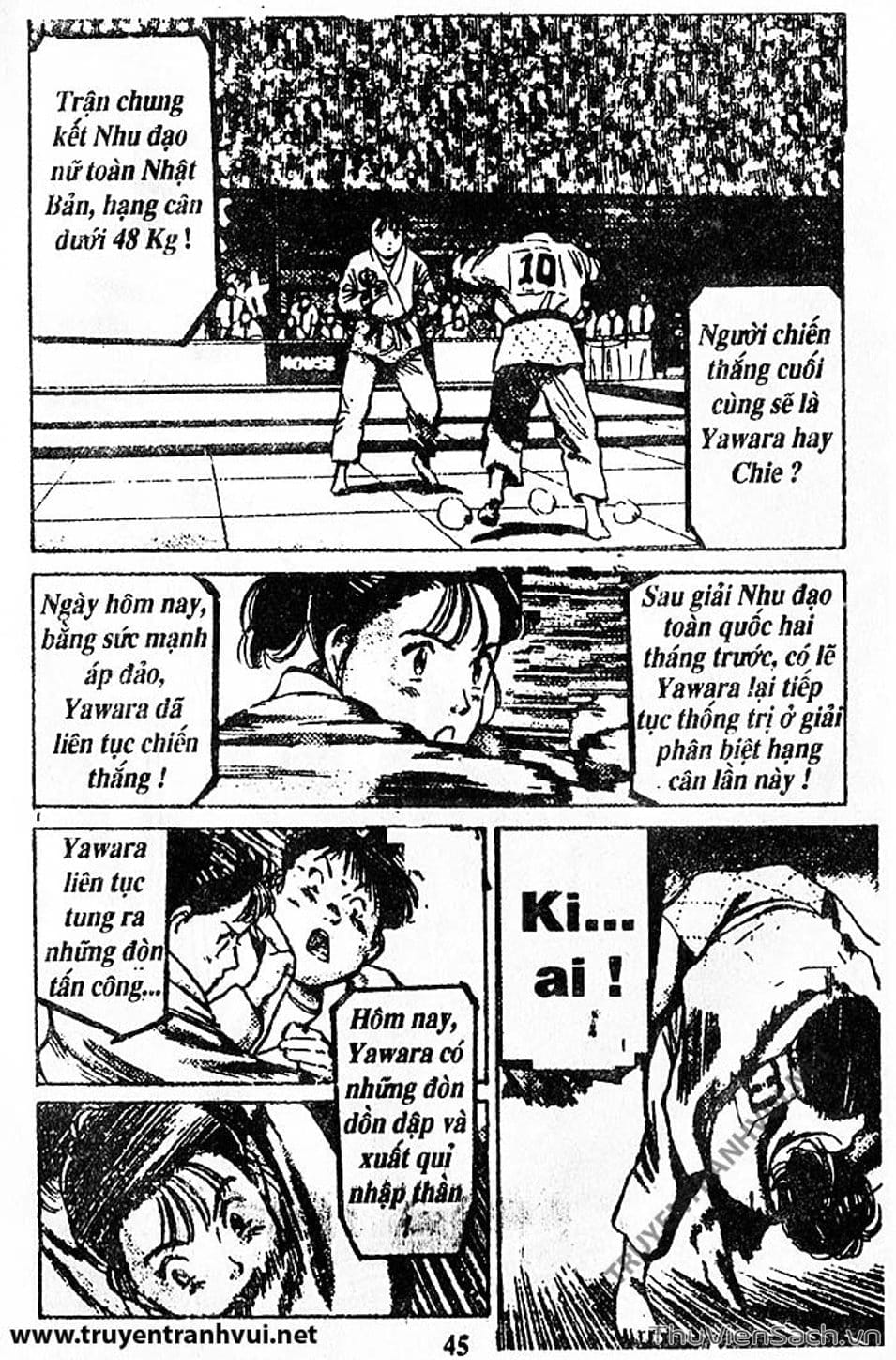 Truyện Tranh Tiểu Thư Nhu Đạo - Yawara! trang 6