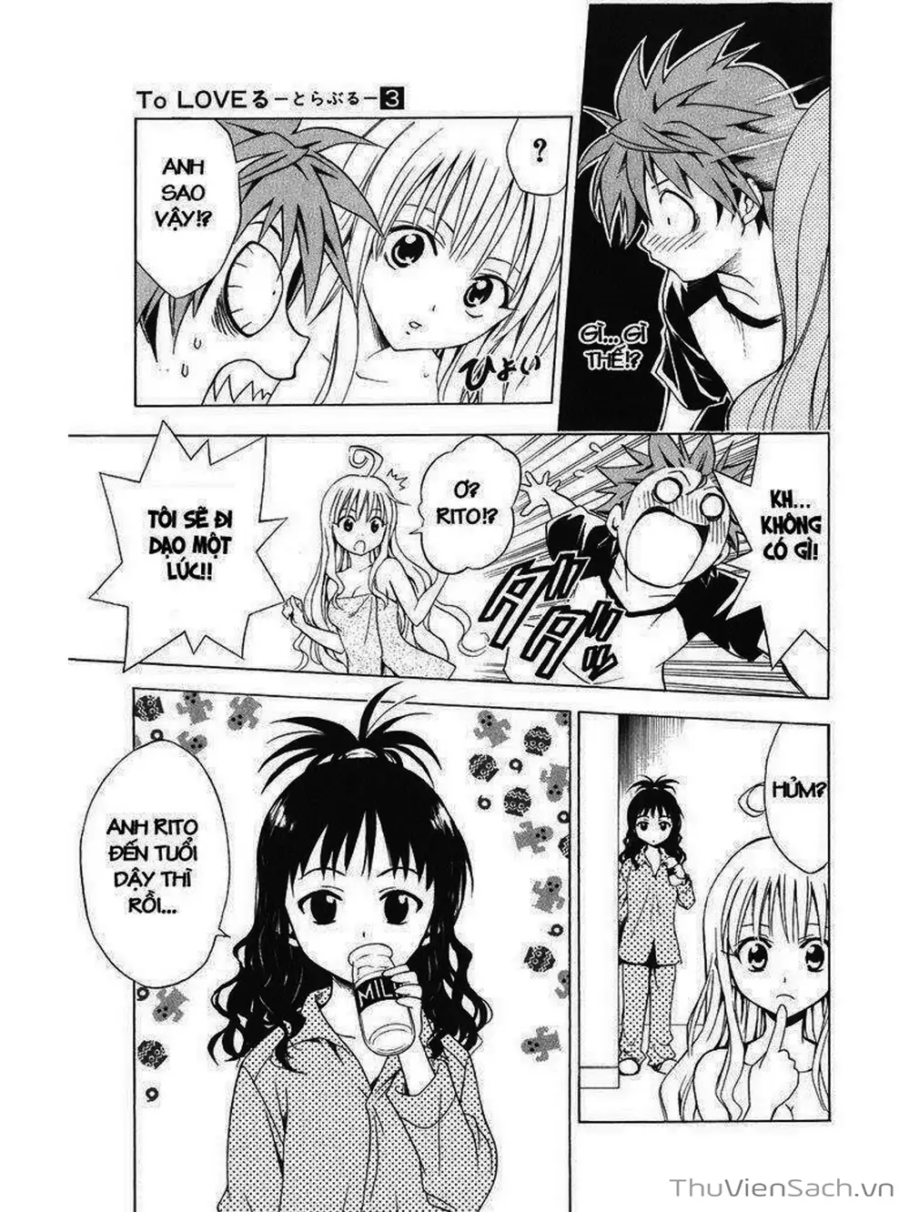 Truyện Tranh Bóng Tối Hoàng Kim - To Love Ru Darkness trang 8