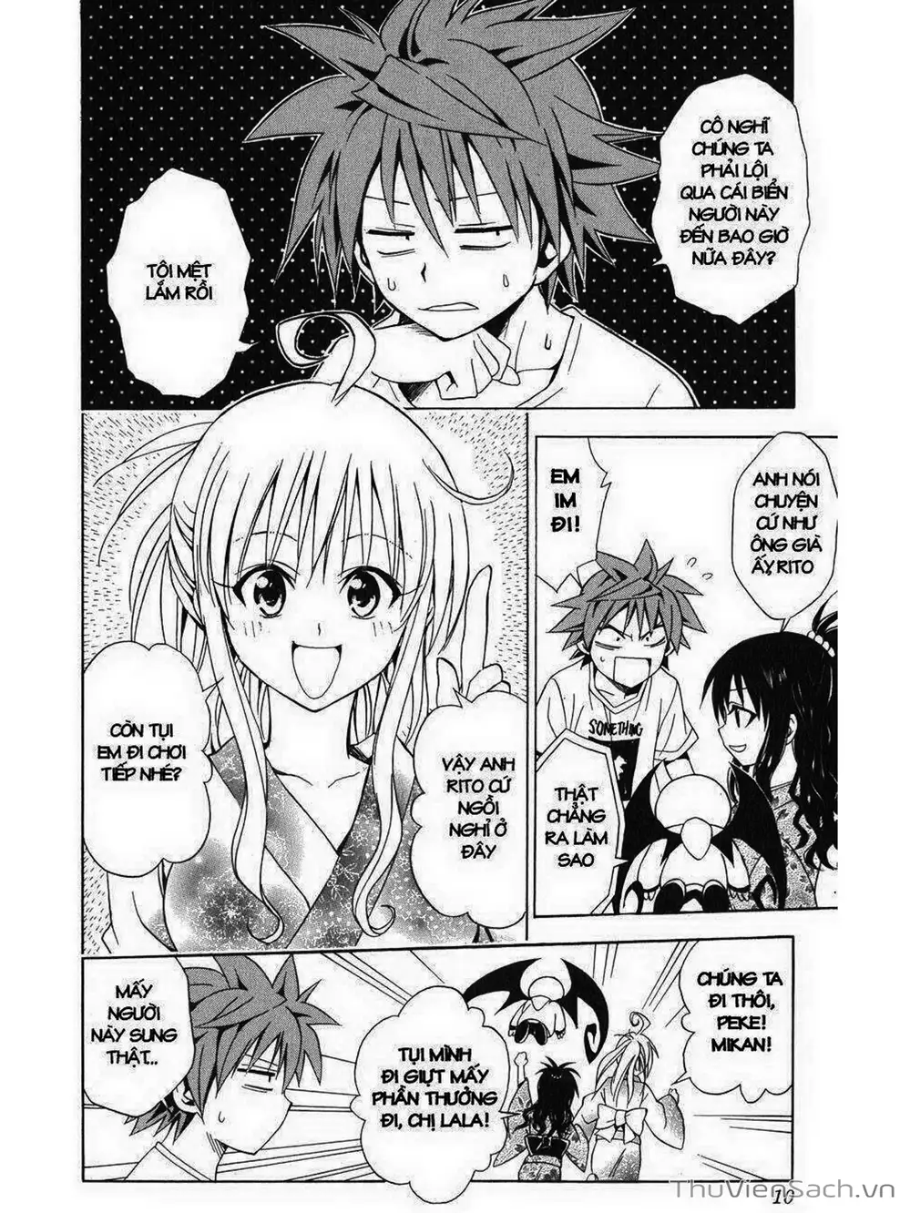 Truyện Tranh Bóng Tối Hoàng Kim - To Love Ru Darkness trang 8