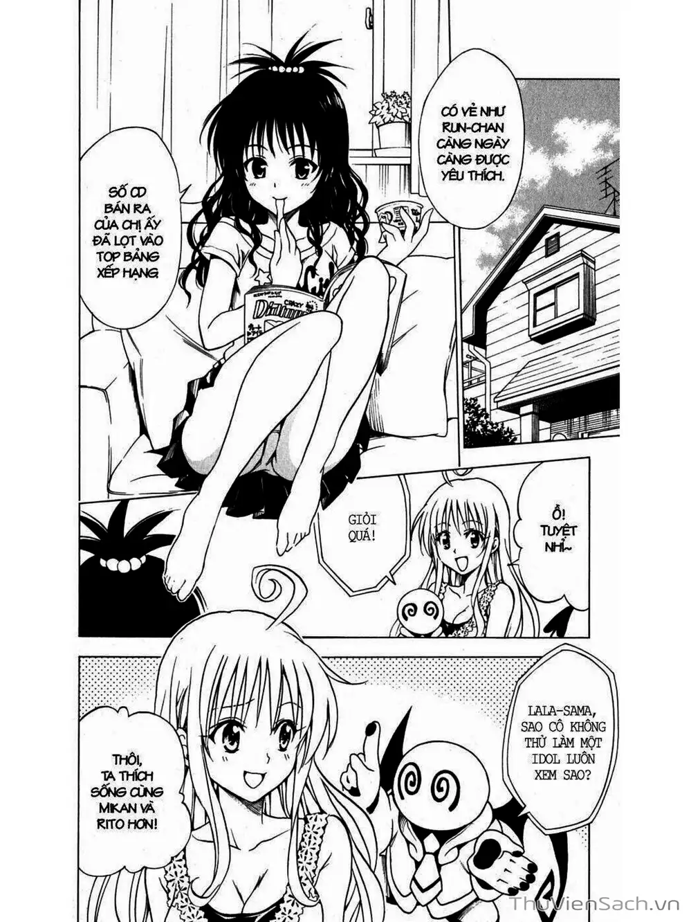 Truyện Tranh Bóng Tối Hoàng Kim - To Love Ru Darkness trang 8