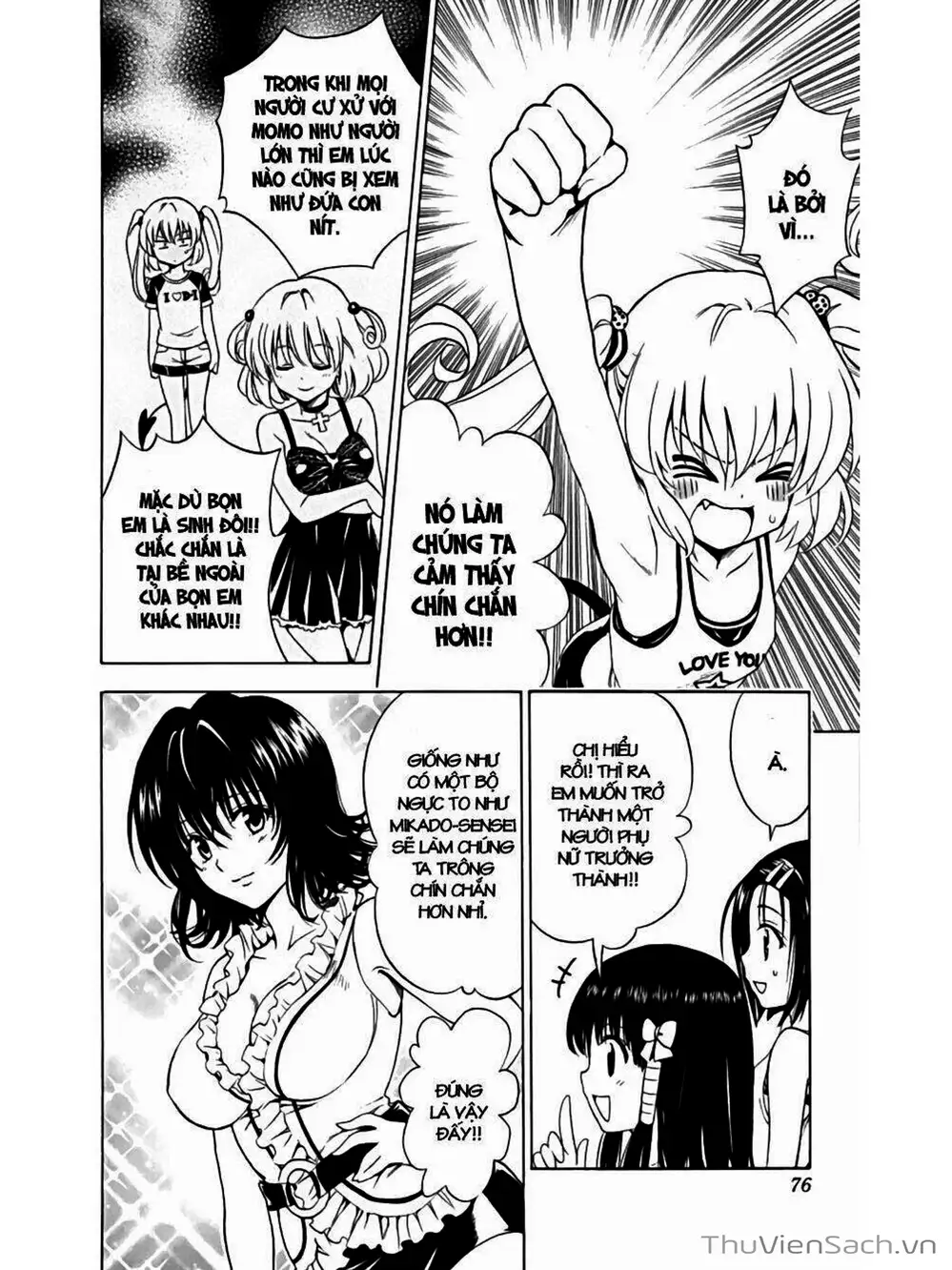 Truyện Tranh Bóng Tối Hoàng Kim - To Love Ru Darkness trang 8