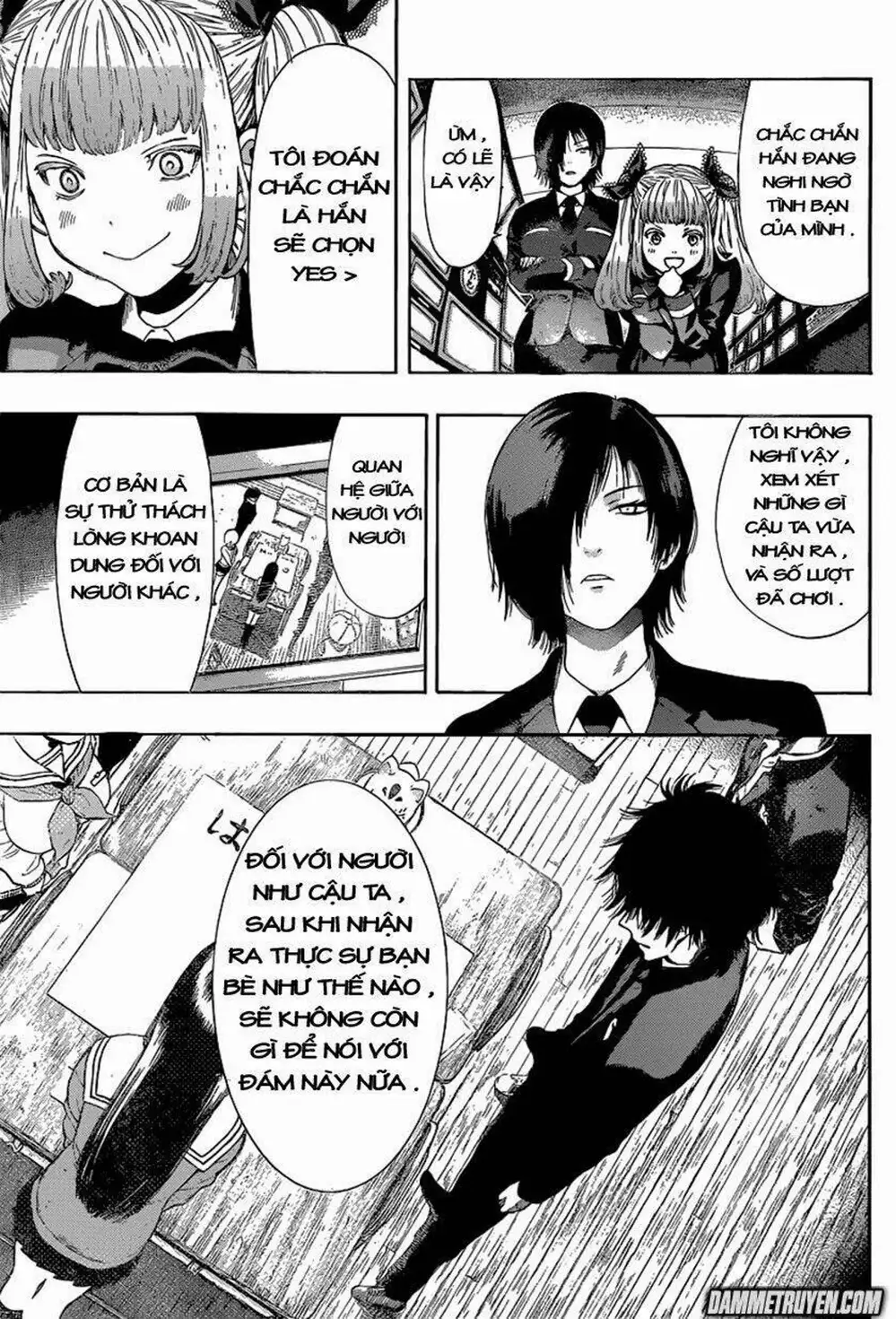 Truyện Tranh Trò Chơi Tình Bạn - Tomodachi Game trang 2