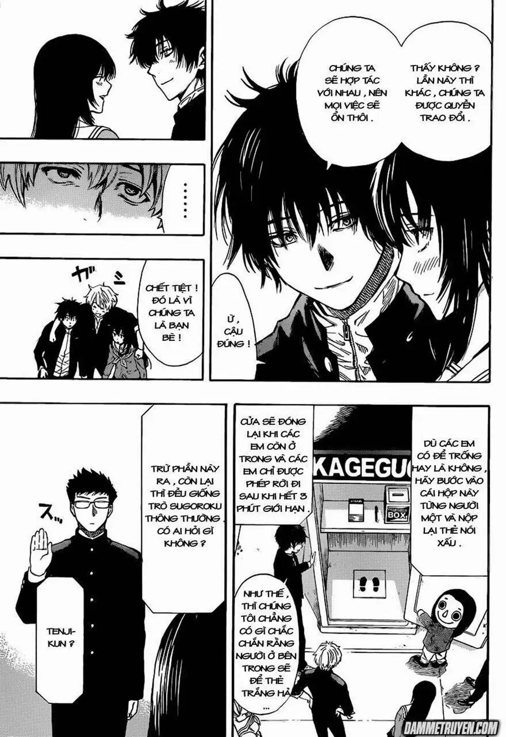 Truyện Tranh Trò Chơi Tình Bạn - Tomodachi Game trang 2