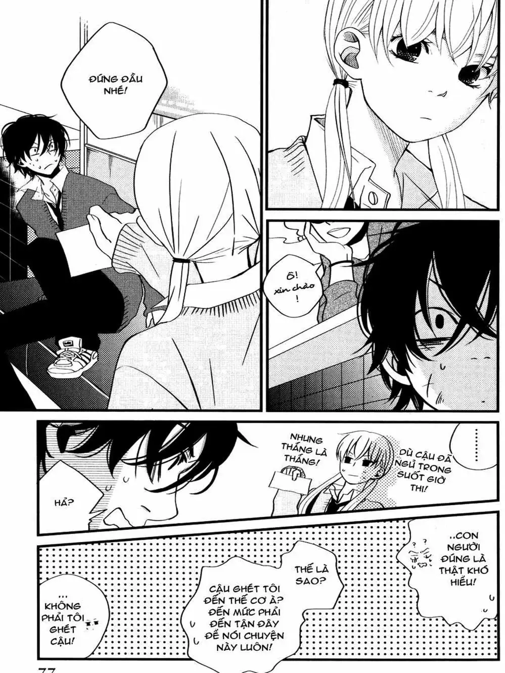 Truyện Tranh Quái Vật Bàn Bên - Tonari No Kaibutsu-Kun trang 4