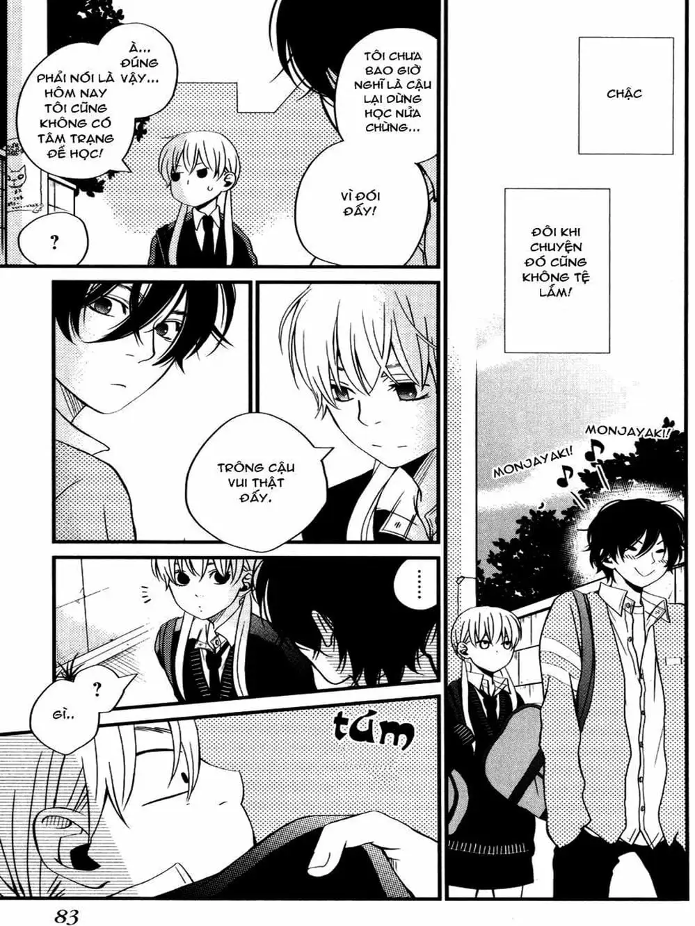 Truyện Tranh Quái Vật Bàn Bên - Tonari No Kaibutsu-Kun trang 4