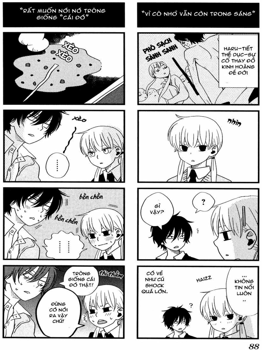 Truyện Tranh Quái Vật Bàn Bên - Tonari No Kaibutsu-Kun trang 4