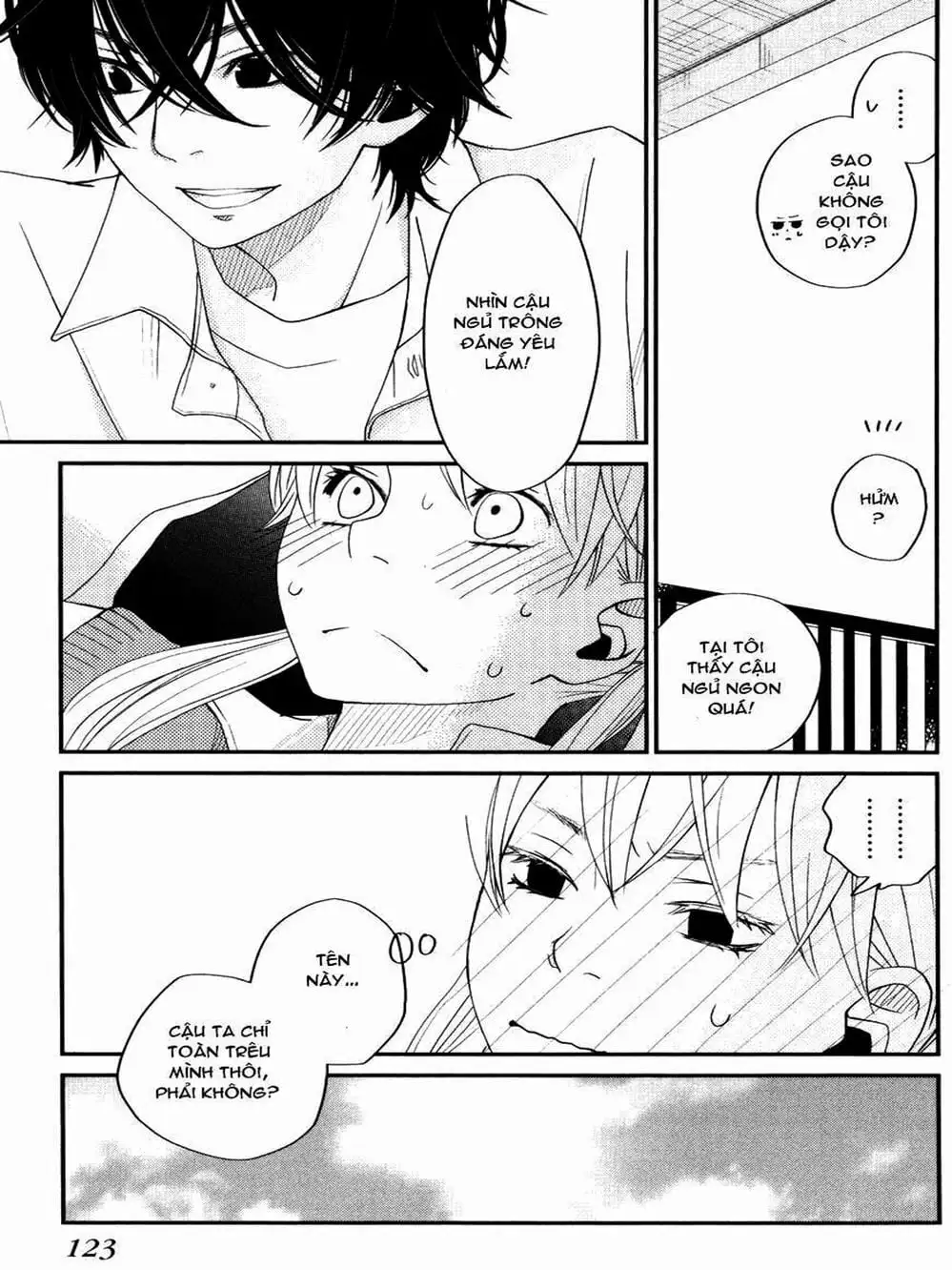 Truyện Tranh Quái Vật Bàn Bên - Tonari No Kaibutsu-Kun trang 4