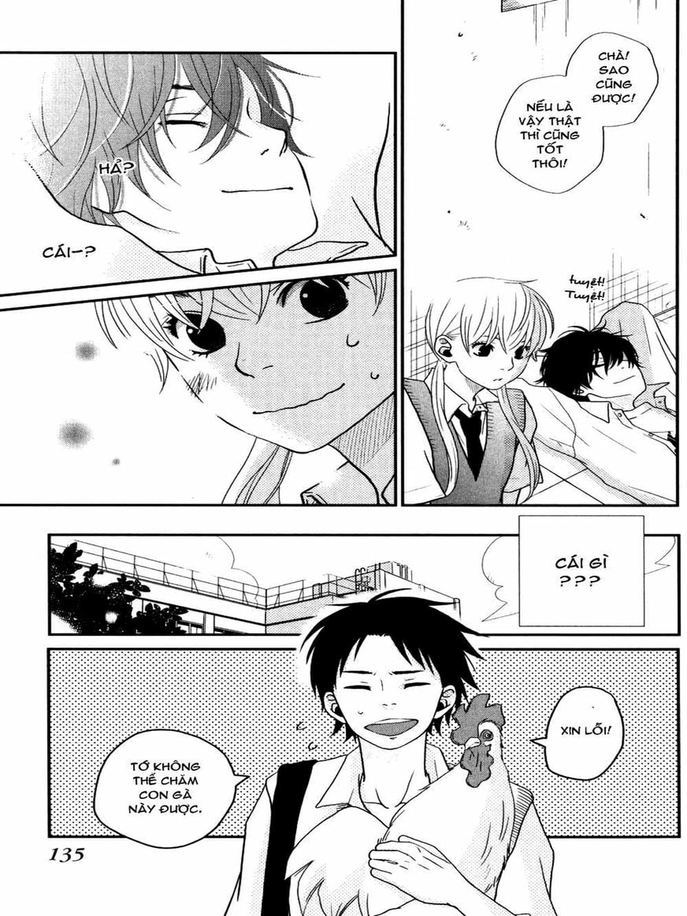 Truyện Tranh Quái Vật Bàn Bên - Tonari No Kaibutsu-Kun trang 4