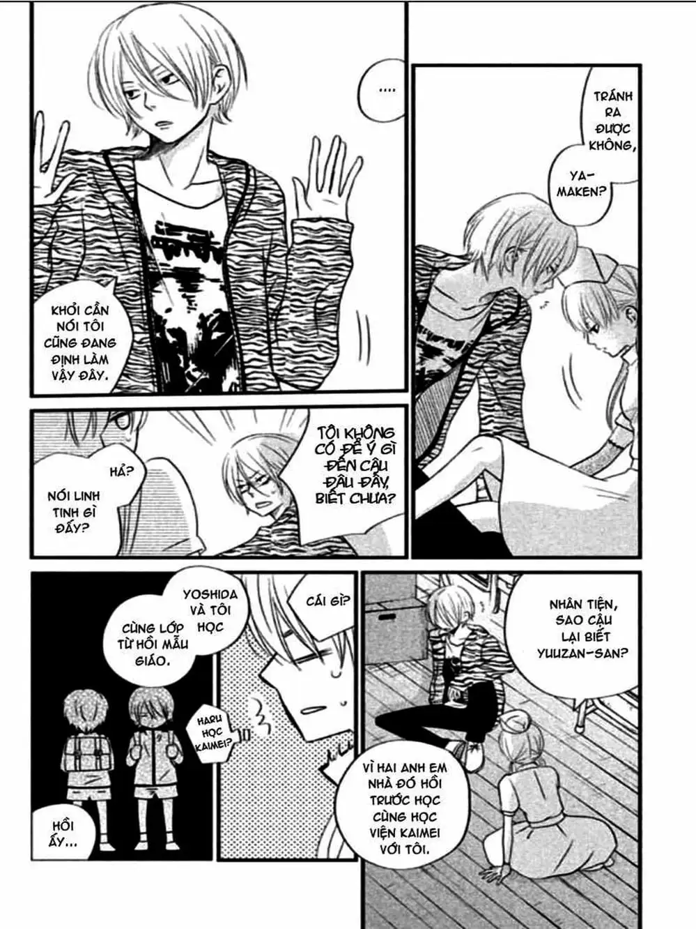 Truyện Tranh Quái Vật Bàn Bên - Tonari No Kaibutsu-Kun trang 4