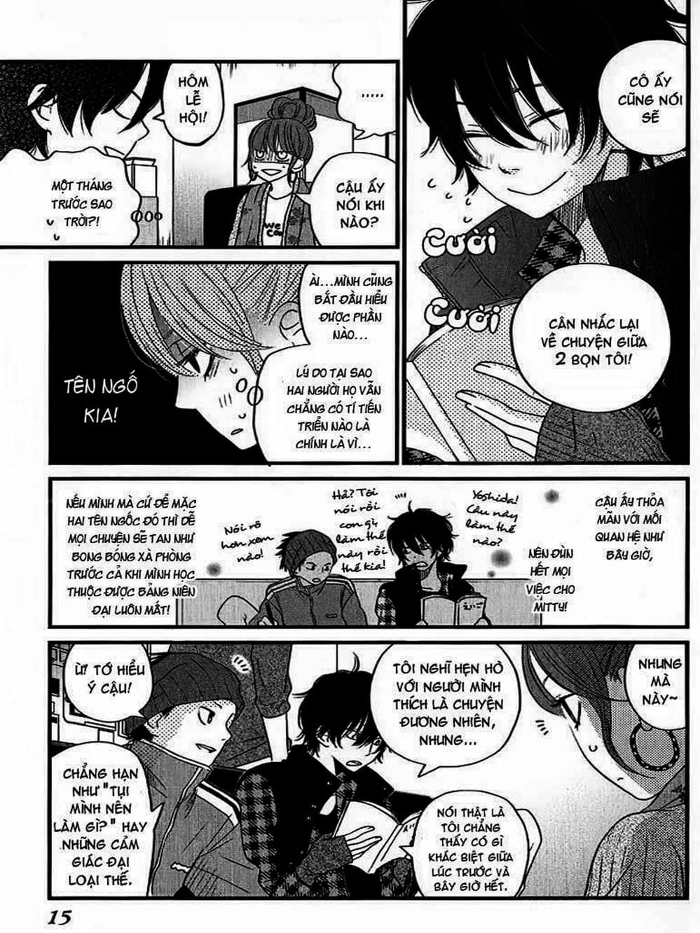 Truyện Tranh Quái Vật Bàn Bên - Tonari No Kaibutsu-Kun trang 4