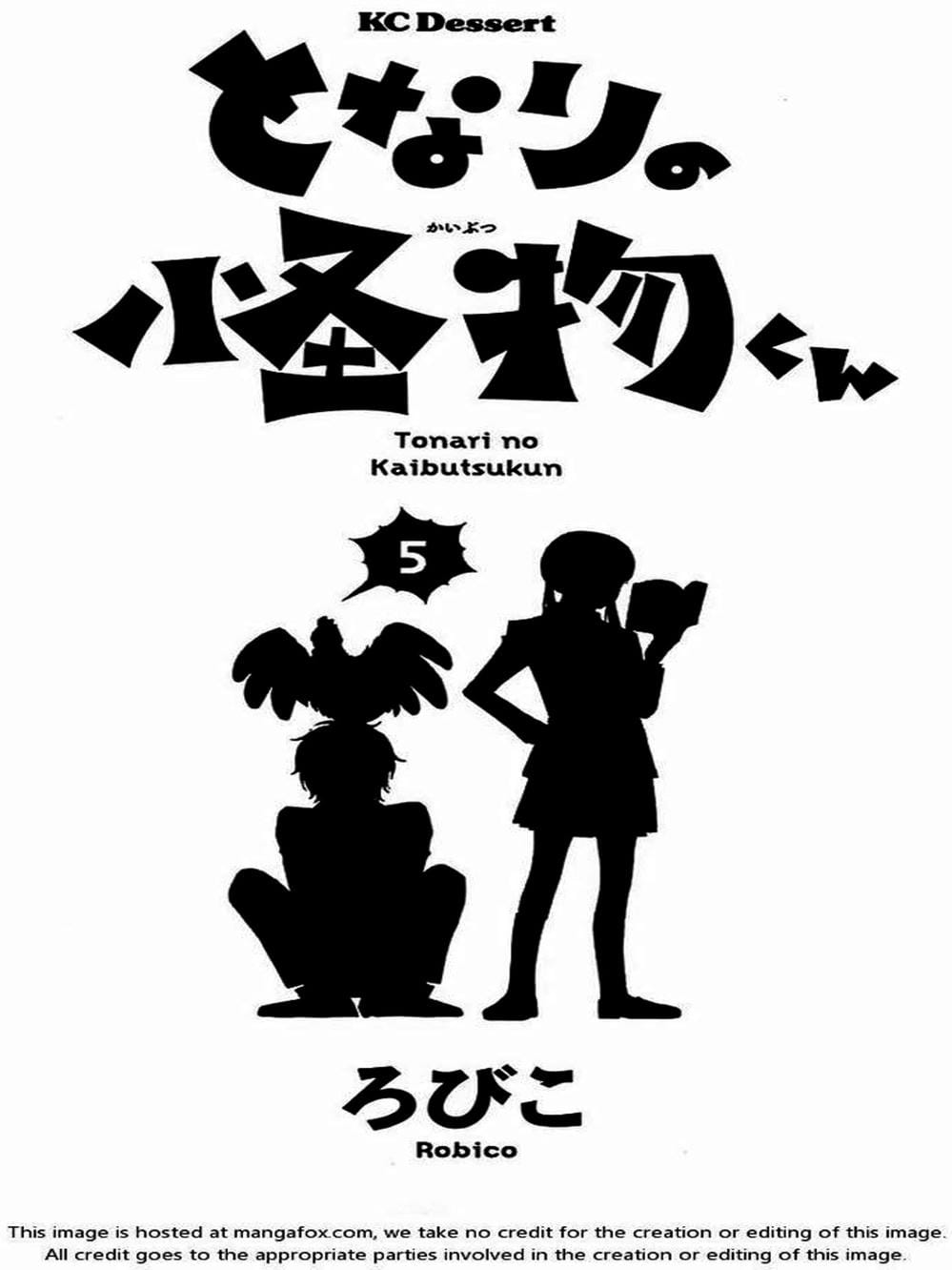 Truyện Tranh Quái Vật Bàn Bên - Tonari No Kaibutsu-Kun trang 4