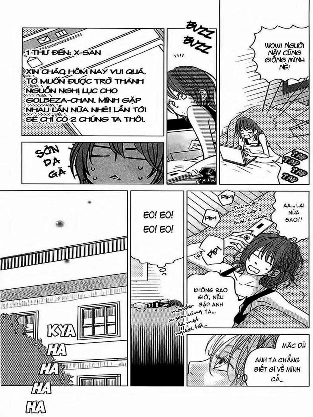 Truyện Tranh Quái Vật Bàn Bên - Tonari No Kaibutsu-Kun trang 4