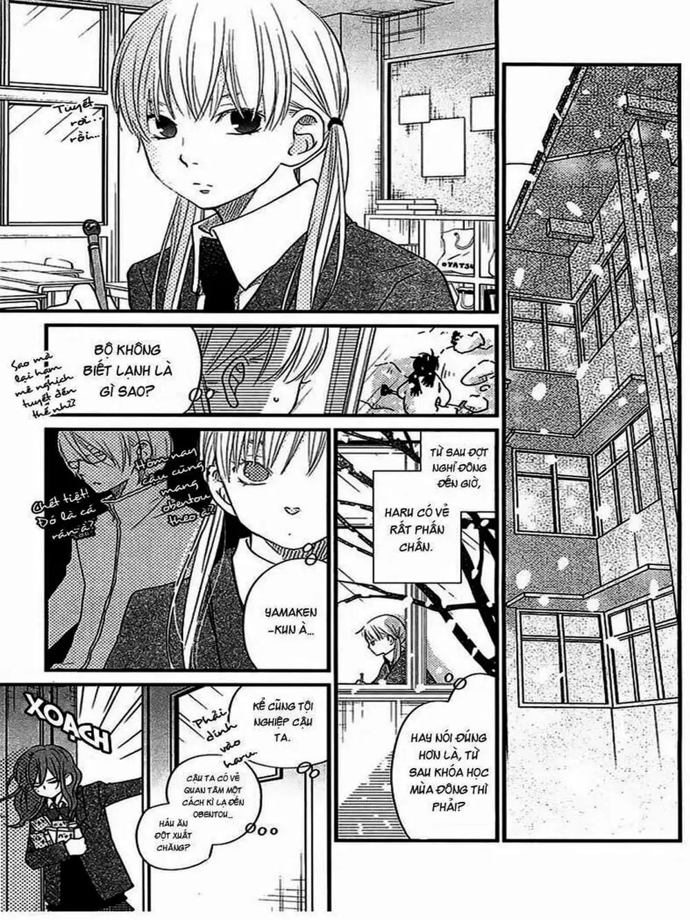 Truyện Tranh Quái Vật Bàn Bên - Tonari No Kaibutsu-Kun trang 4