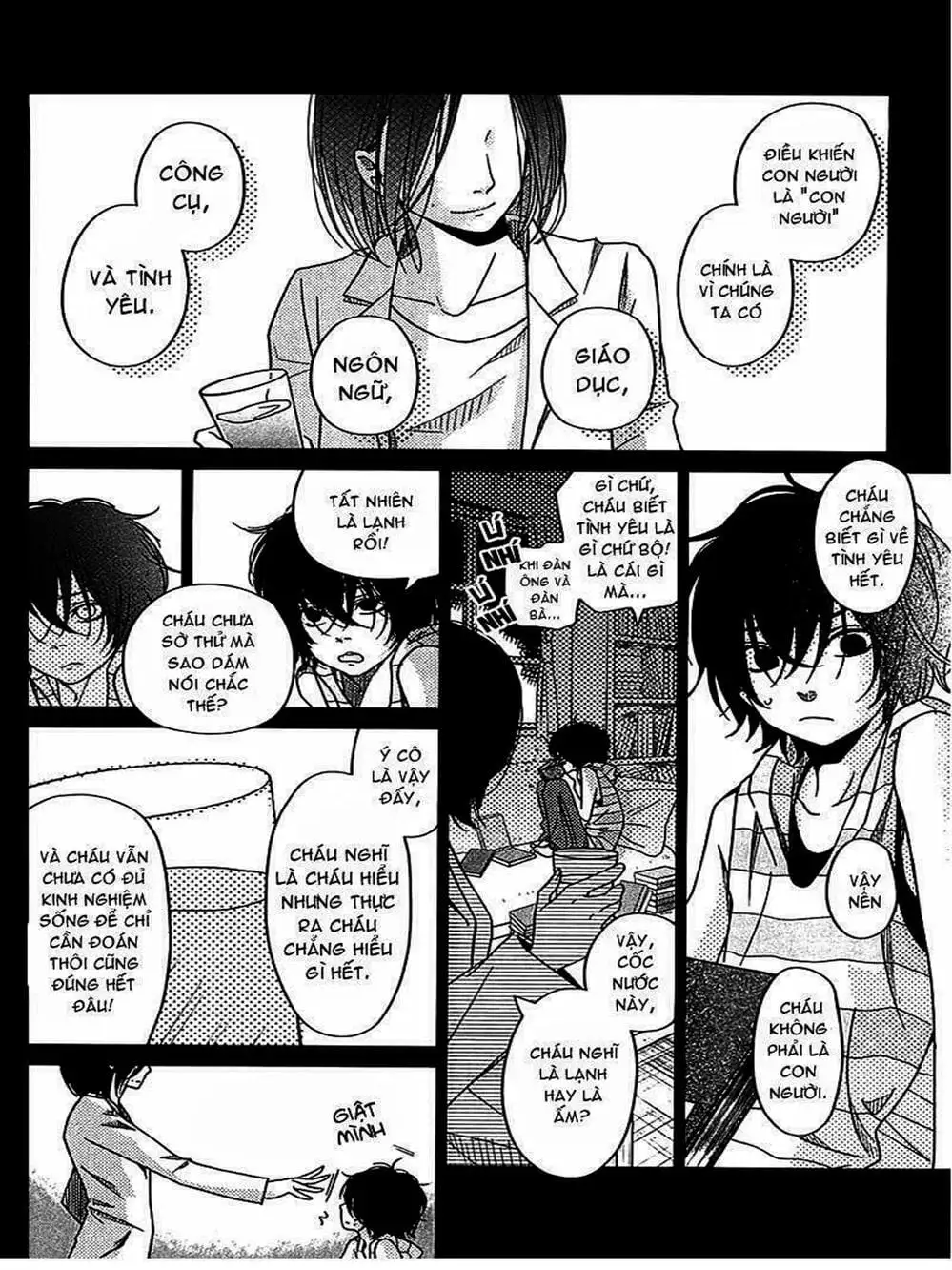 Truyện Tranh Quái Vật Bàn Bên - Tonari No Kaibutsu-Kun trang 4