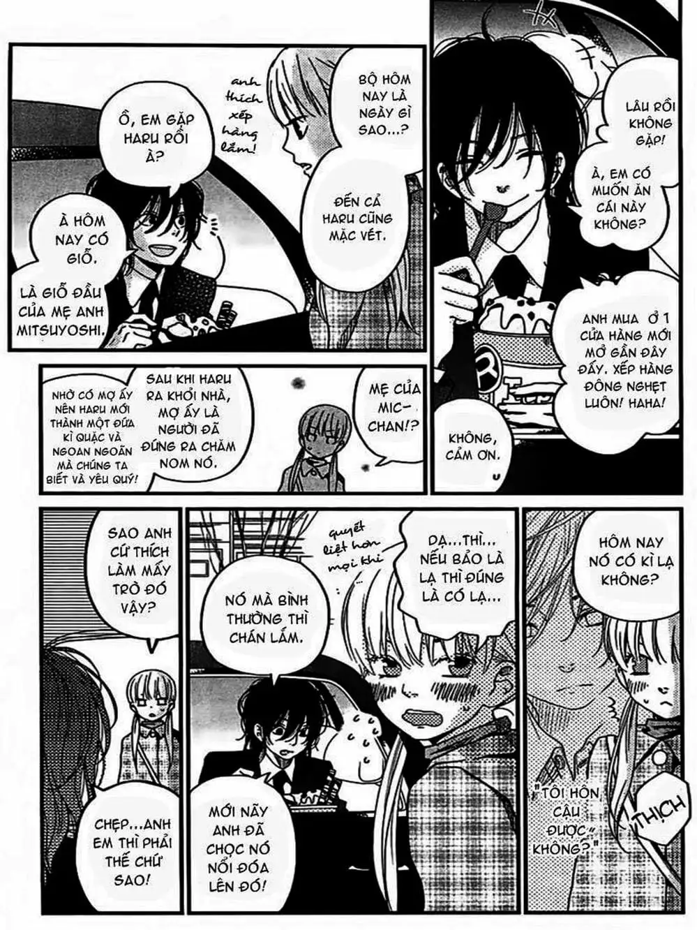 Truyện Tranh Quái Vật Bàn Bên - Tonari No Kaibutsu-Kun trang 4