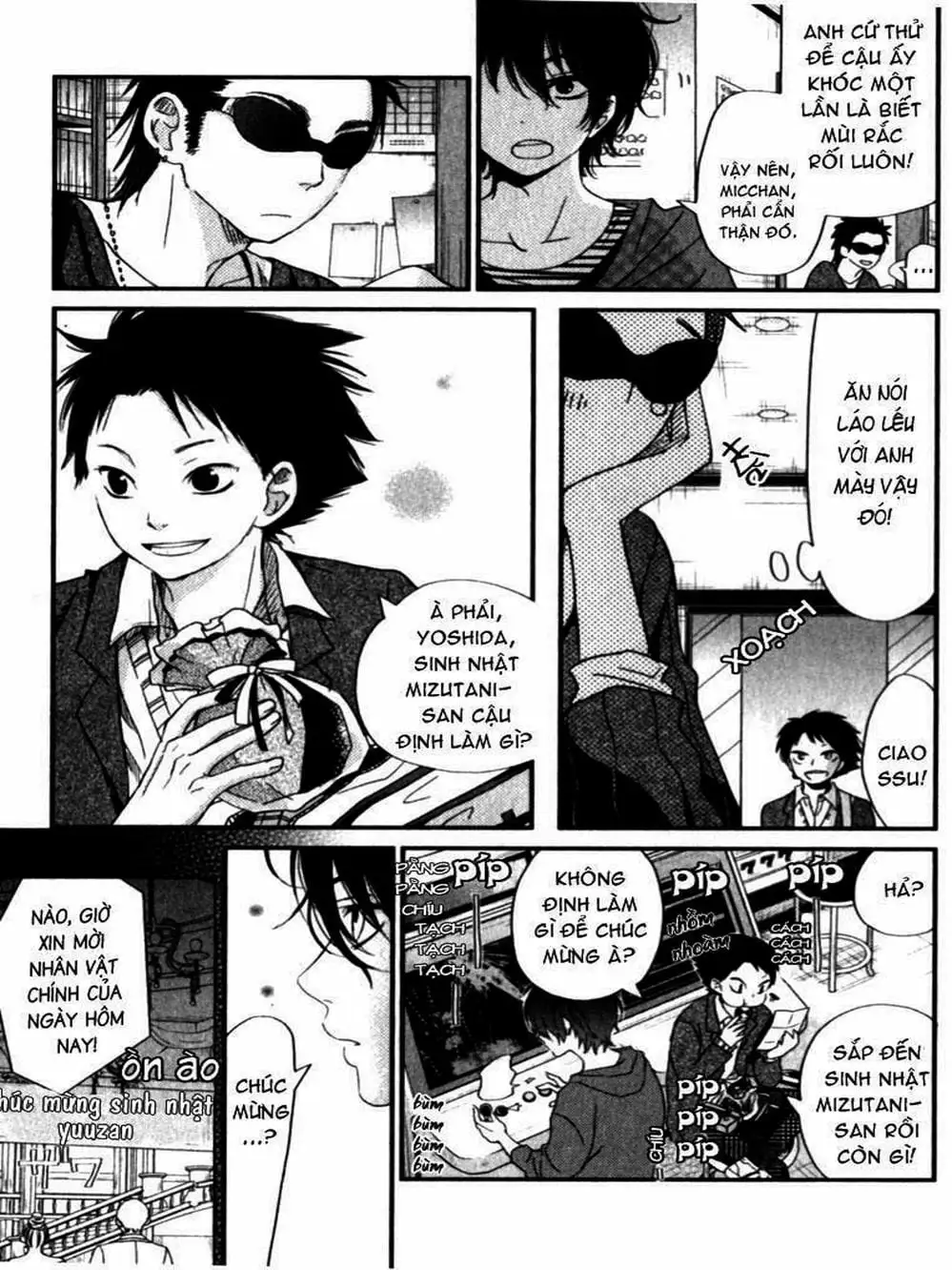 Truyện Tranh Quái Vật Bàn Bên - Tonari No Kaibutsu-Kun trang 4