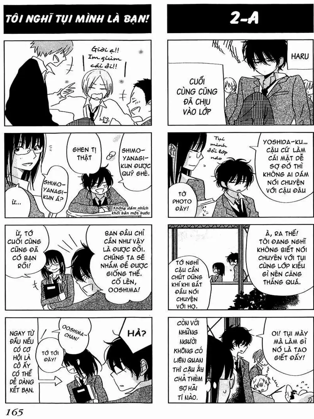 Truyện Tranh Quái Vật Bàn Bên - Tonari No Kaibutsu-Kun trang 4