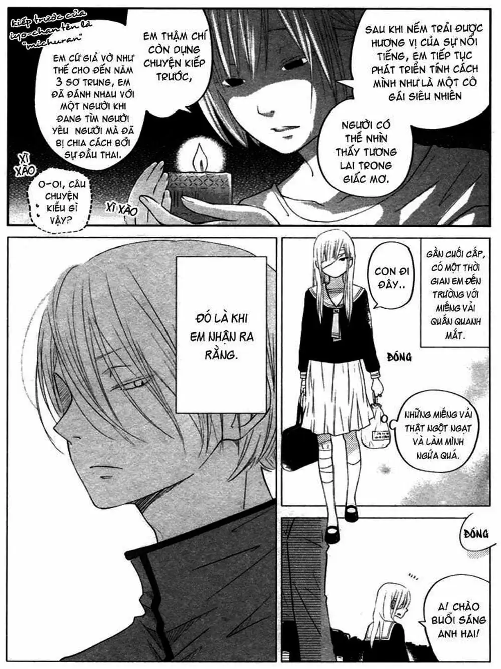 Truyện Tranh Quái Vật Bàn Bên - Tonari No Kaibutsu-Kun trang 4