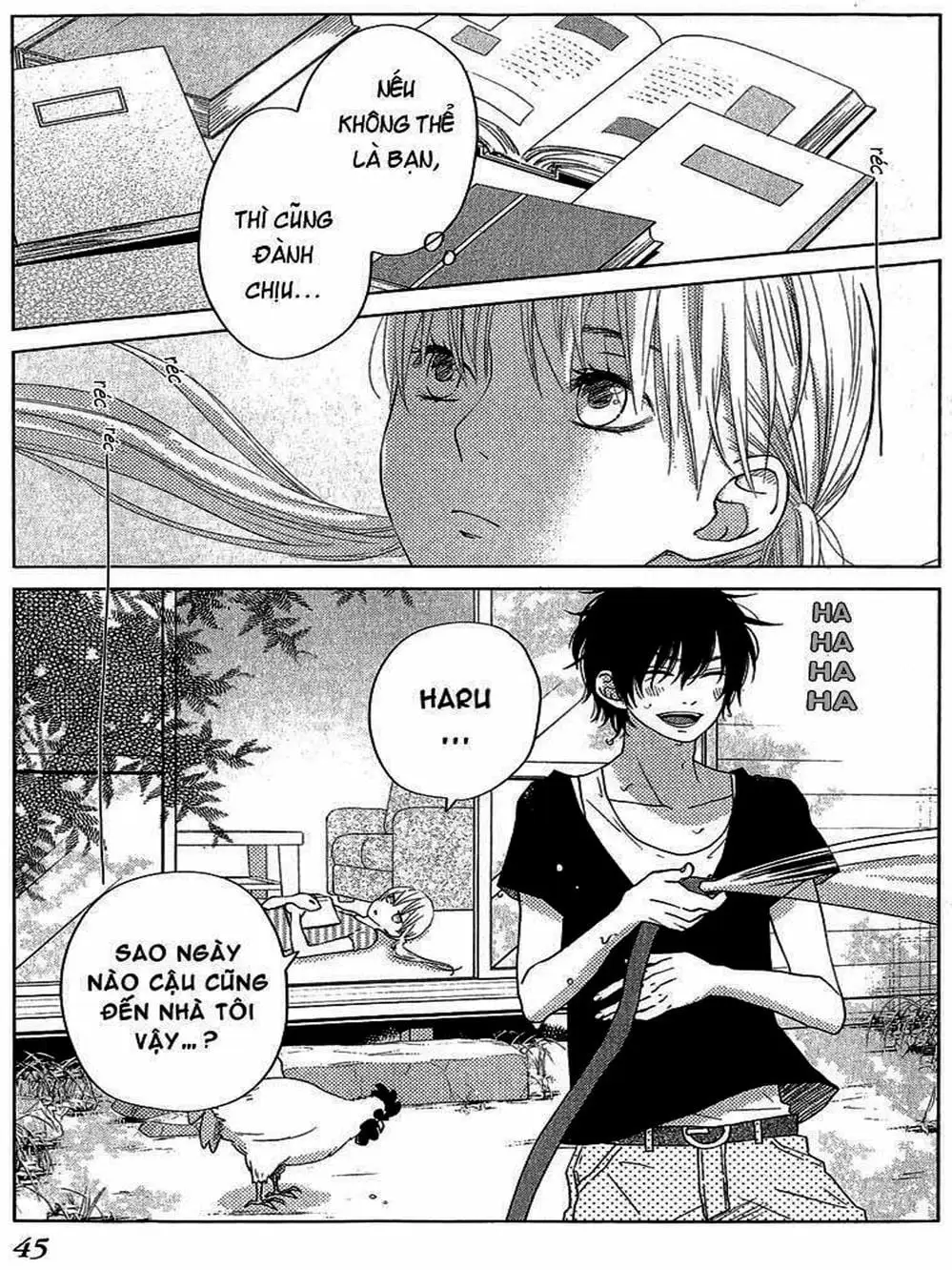 Truyện Tranh Quái Vật Bàn Bên - Tonari No Kaibutsu-Kun trang 4