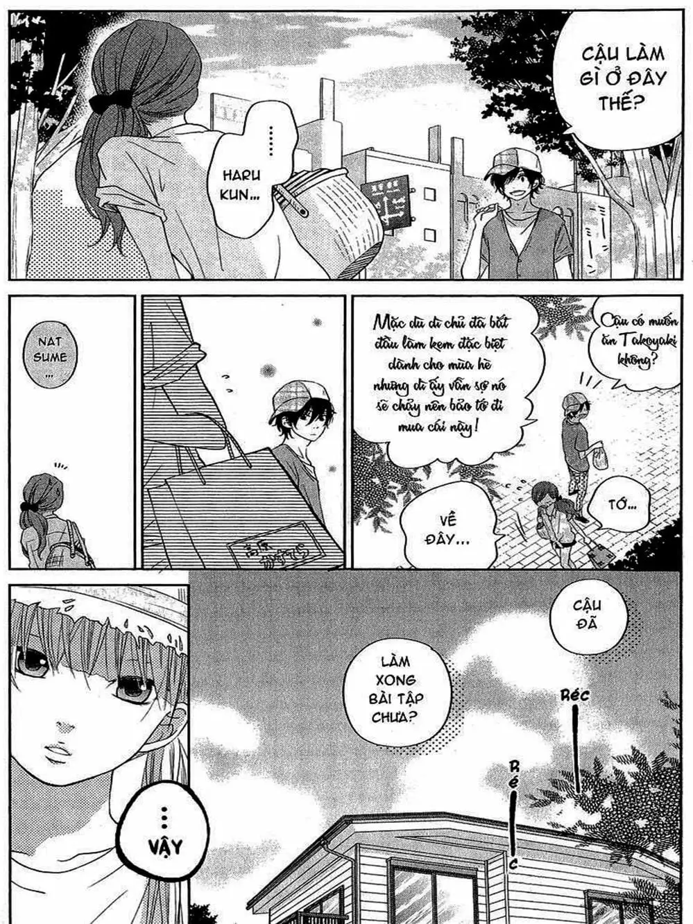 Truyện Tranh Quái Vật Bàn Bên - Tonari No Kaibutsu-Kun trang 4