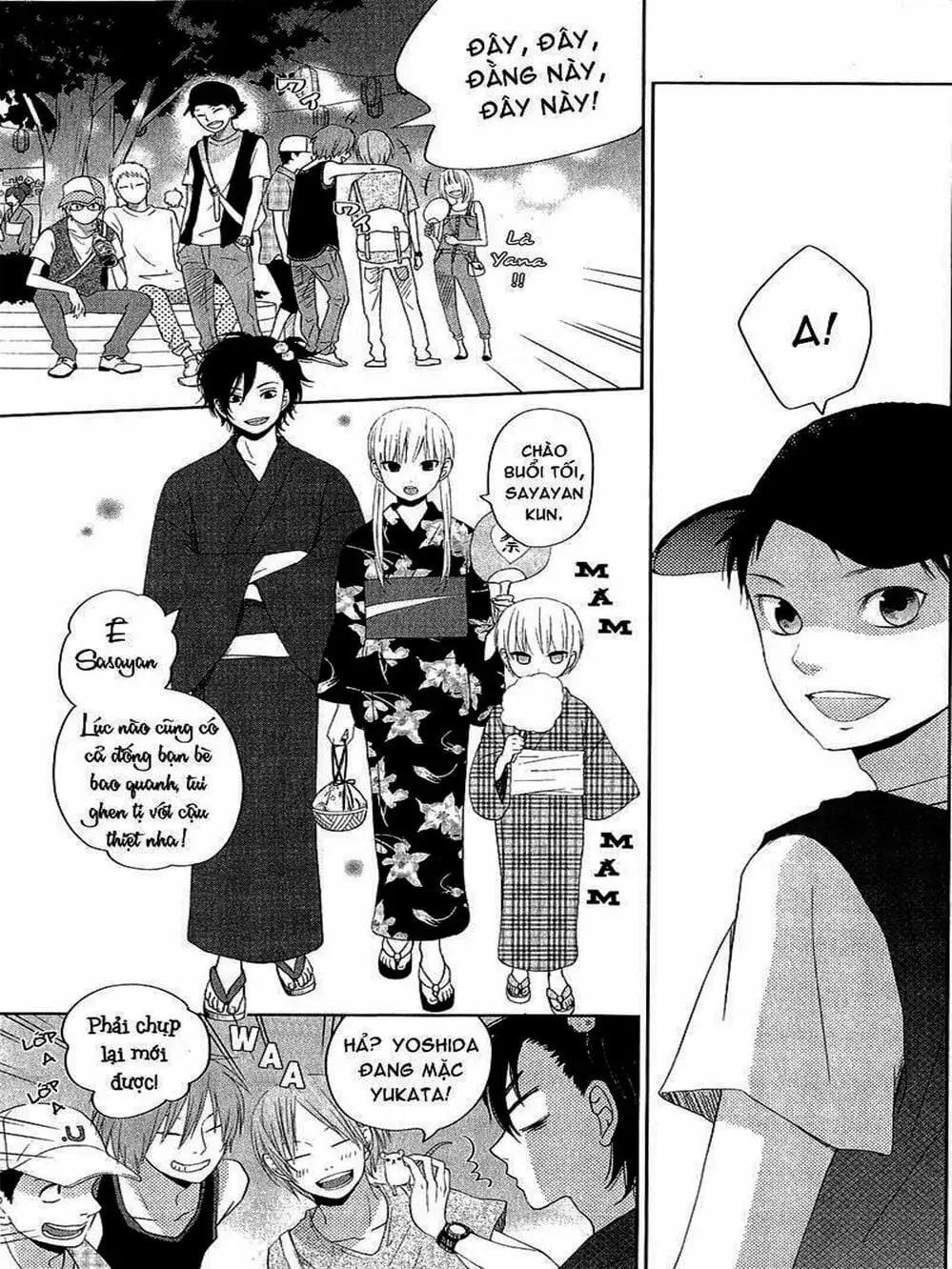 Truyện Tranh Quái Vật Bàn Bên - Tonari No Kaibutsu-Kun trang 4