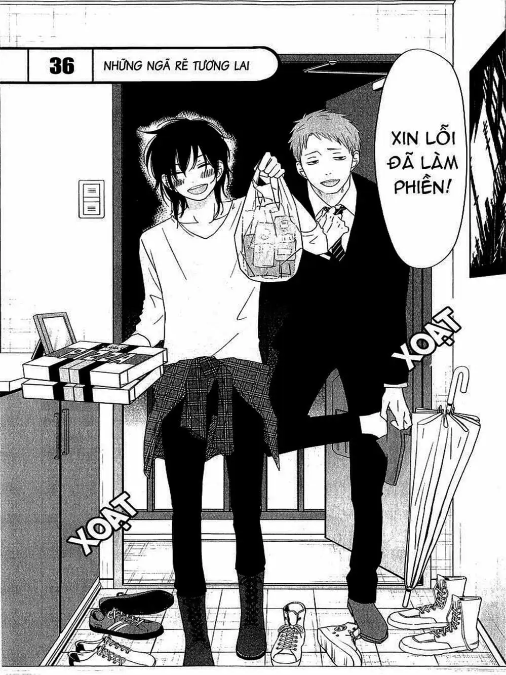 Truyện Tranh Quái Vật Bàn Bên - Tonari No Kaibutsu-Kun trang 4