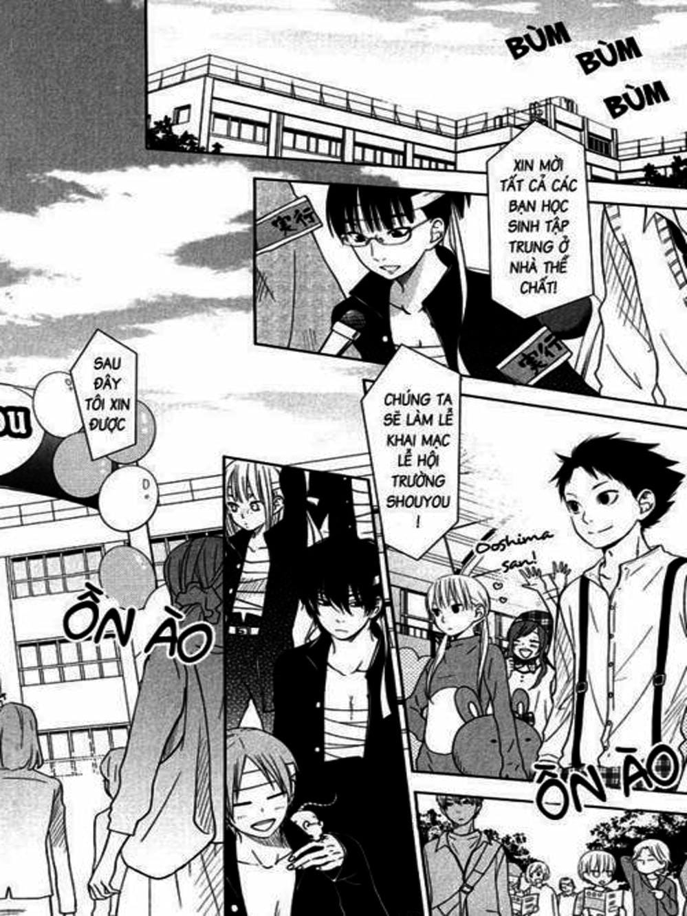 Truyện Tranh Quái Vật Bàn Bên - Tonari No Kaibutsu-Kun trang 4