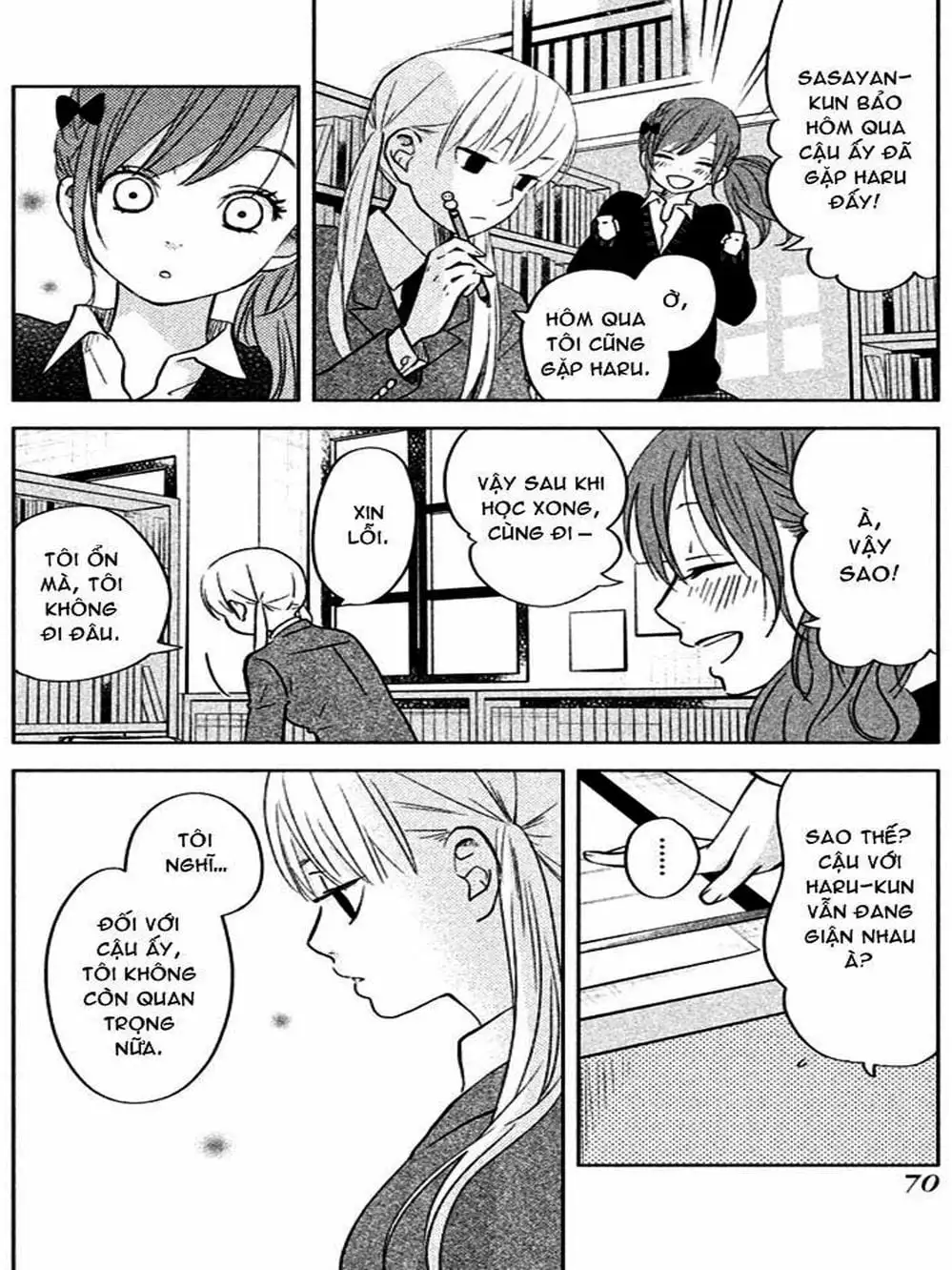 Truyện Tranh Quái Vật Bàn Bên - Tonari No Kaibutsu-Kun trang 4