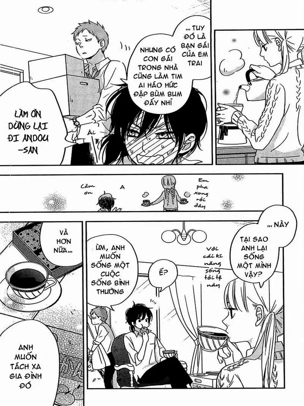 Truyện Tranh Quái Vật Bàn Bên - Tonari No Kaibutsu-Kun trang 4