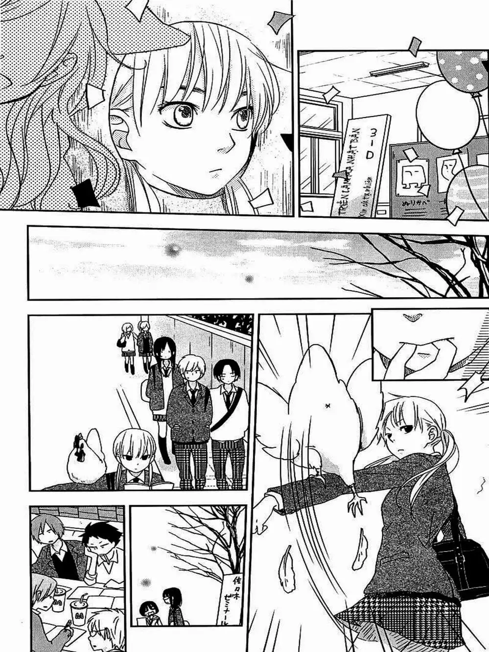 Truyện Tranh Quái Vật Bàn Bên - Tonari No Kaibutsu-Kun trang 4