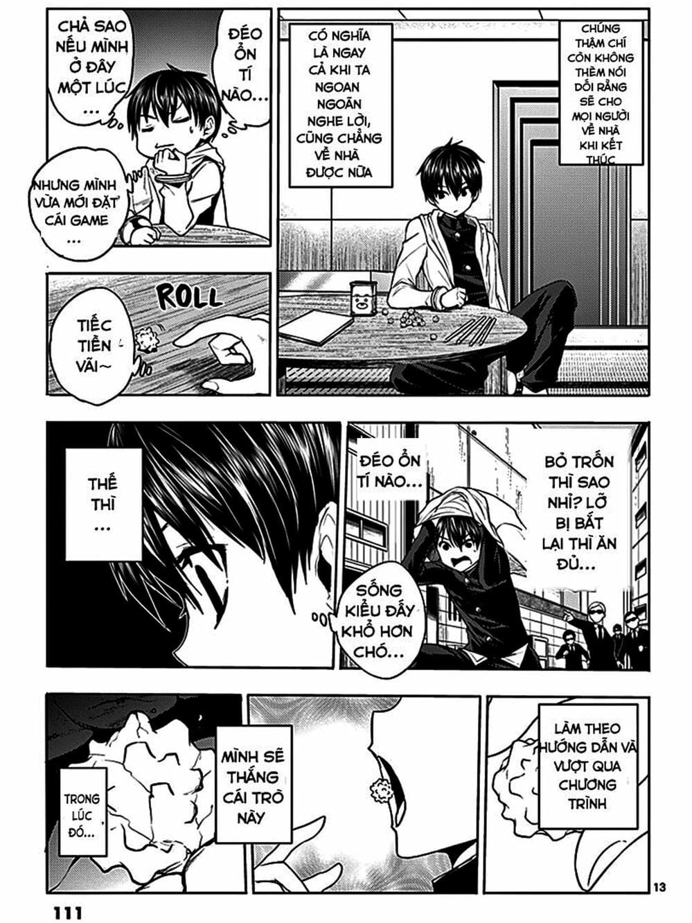 Truyện Tranh Trò Chơi Sinh Tồn - Deatte 5 Byou De Battle trang 3