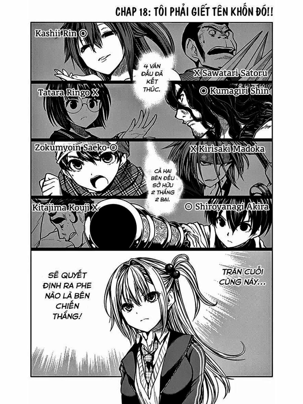 Truyện Tranh Trò Chơi Sinh Tồn - Deatte 5 Byou De Battle trang 3