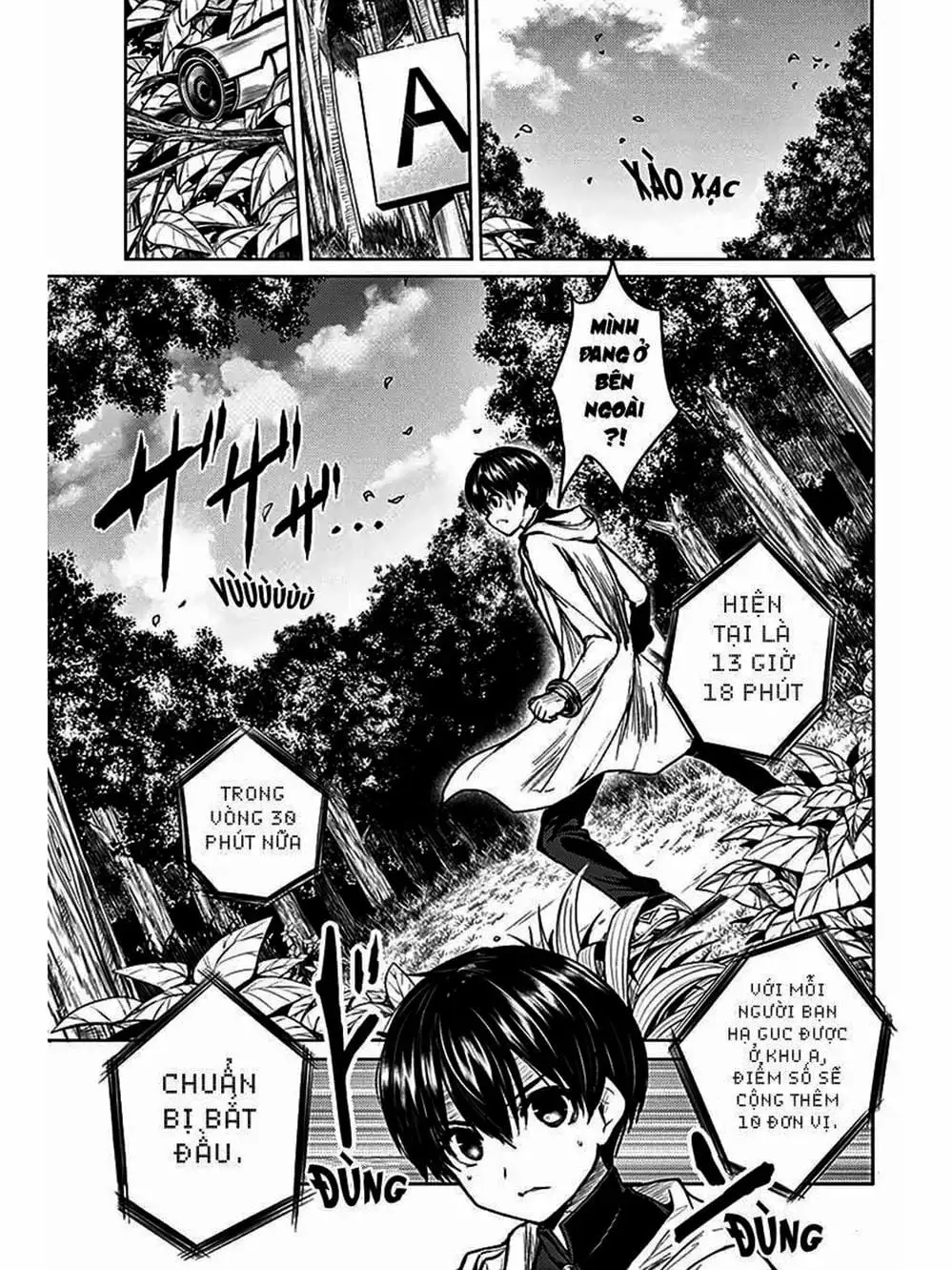 Truyện Tranh Trò Chơi Sinh Tồn - Deatte 5 Byou De Battle trang 3