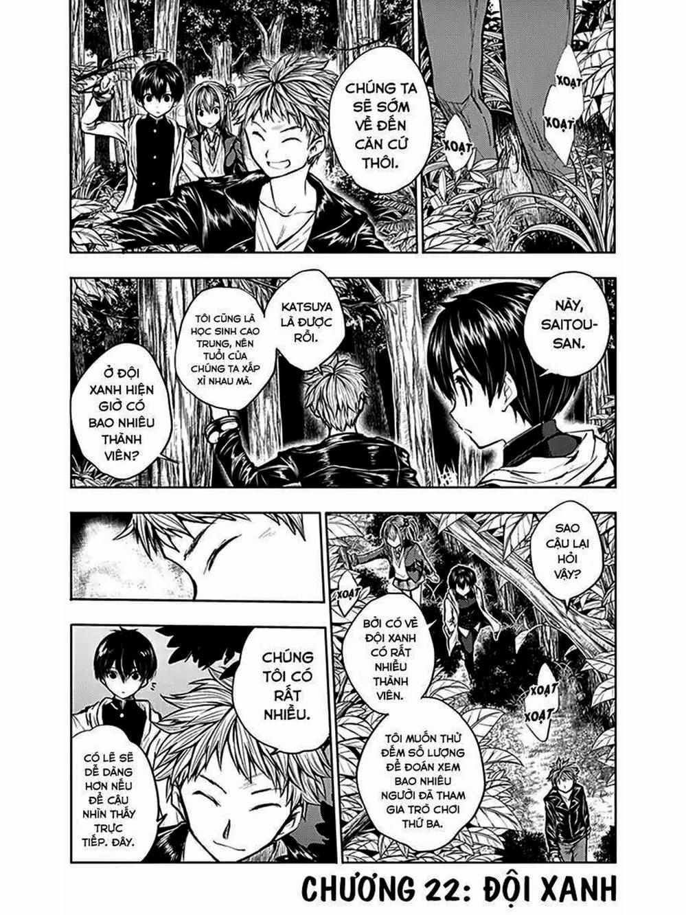 Truyện Tranh Trò Chơi Sinh Tồn - Deatte 5 Byou De Battle trang 3