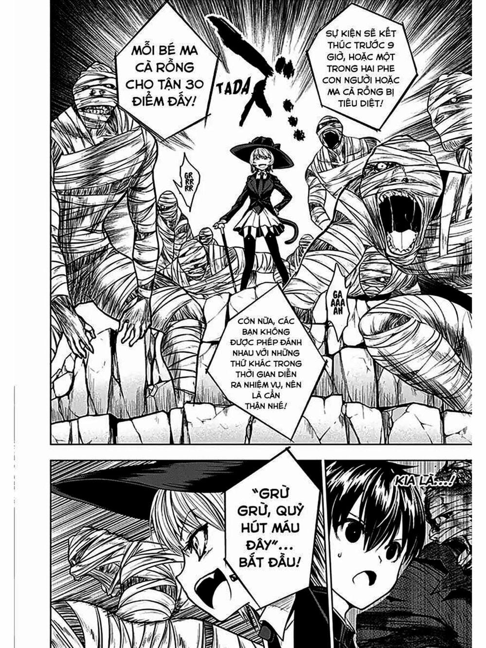 Truyện Tranh Trò Chơi Sinh Tồn - Deatte 5 Byou De Battle trang 3