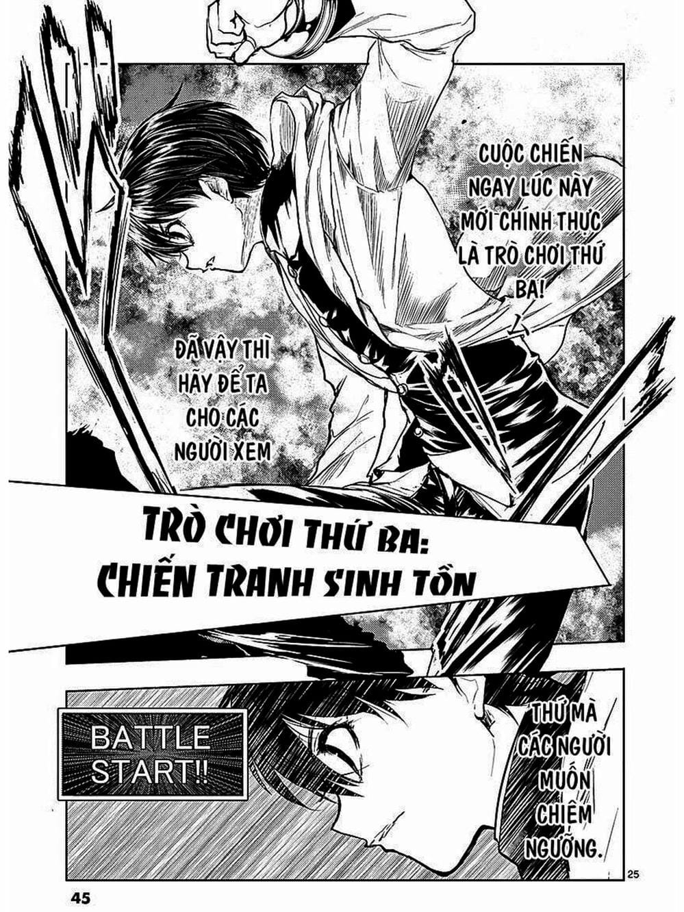 Truyện Tranh Trò Chơi Sinh Tồn - Deatte 5 Byou De Battle trang 3