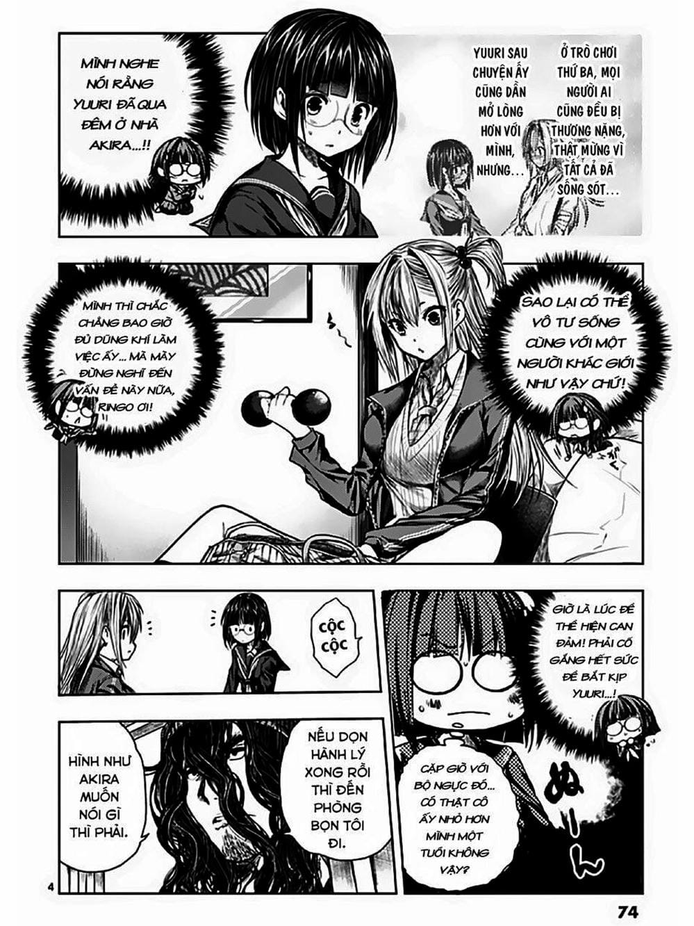 Truyện Tranh Trò Chơi Sinh Tồn - Deatte 5 Byou De Battle trang 3