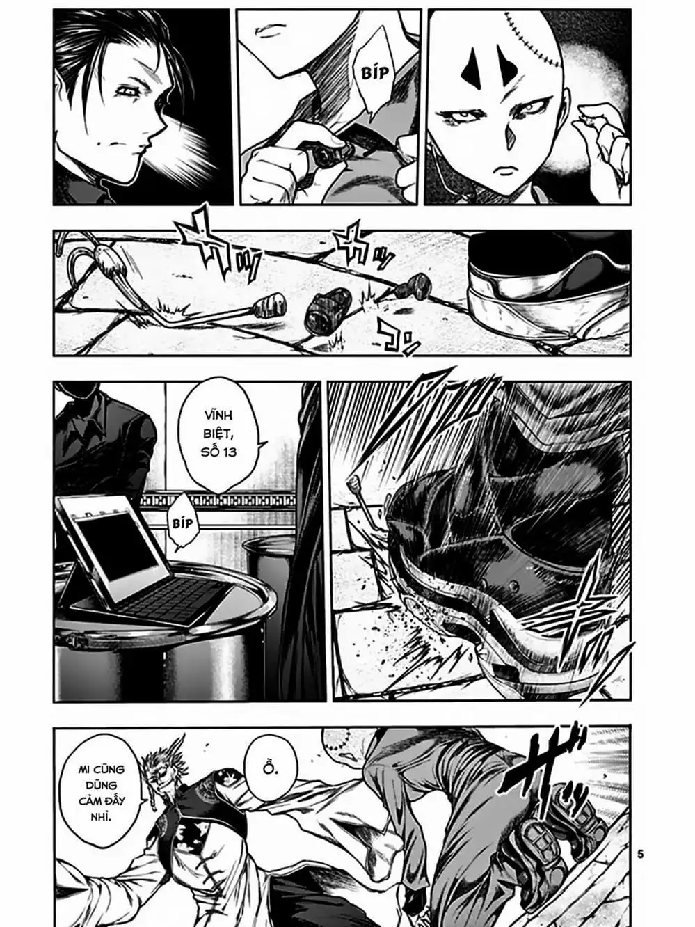 Truyện Tranh Trò Chơi Sinh Tồn - Deatte 5 Byou De Battle trang 3