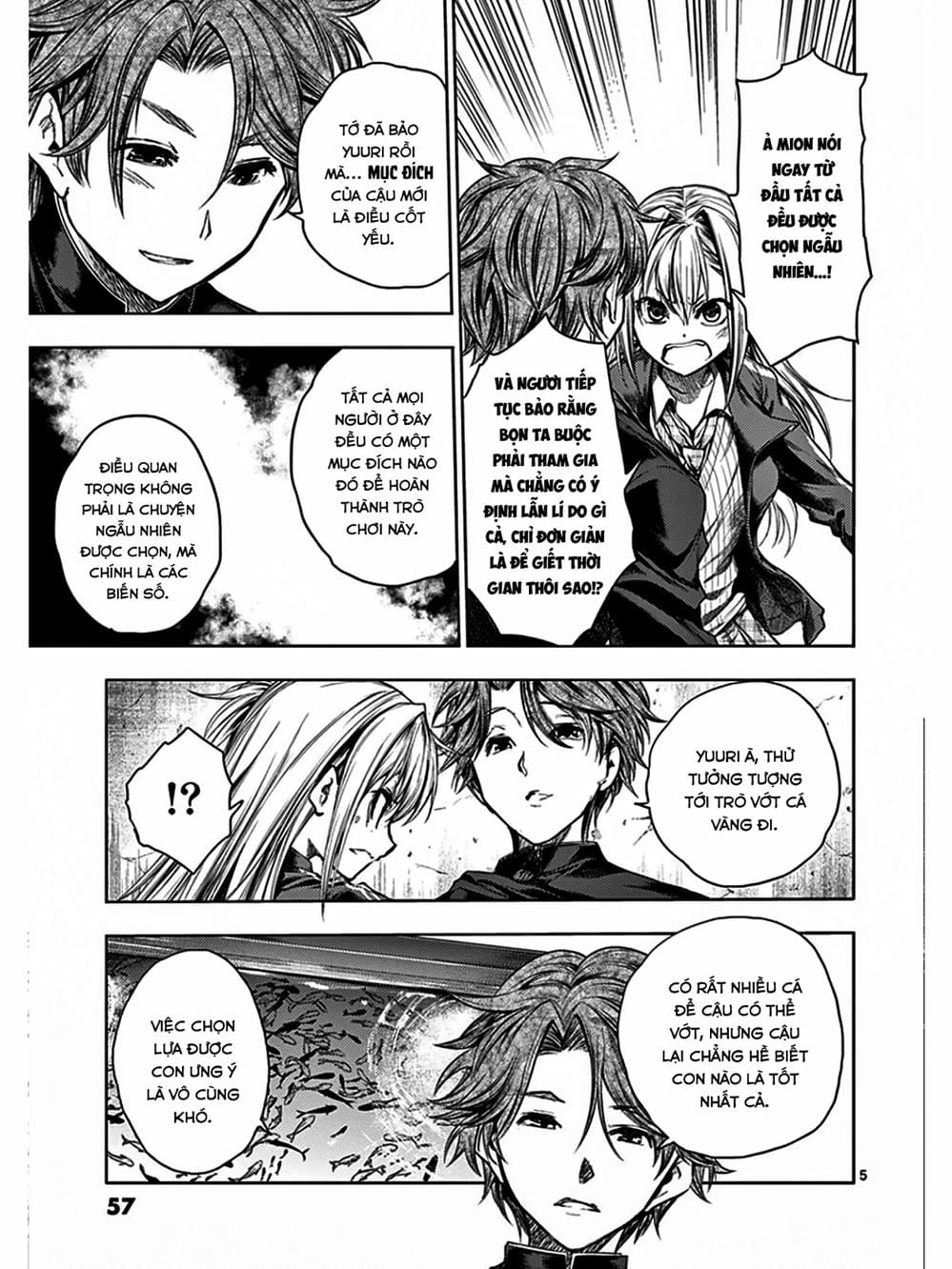 Truyện Tranh Trò Chơi Sinh Tồn - Deatte 5 Byou De Battle trang 3