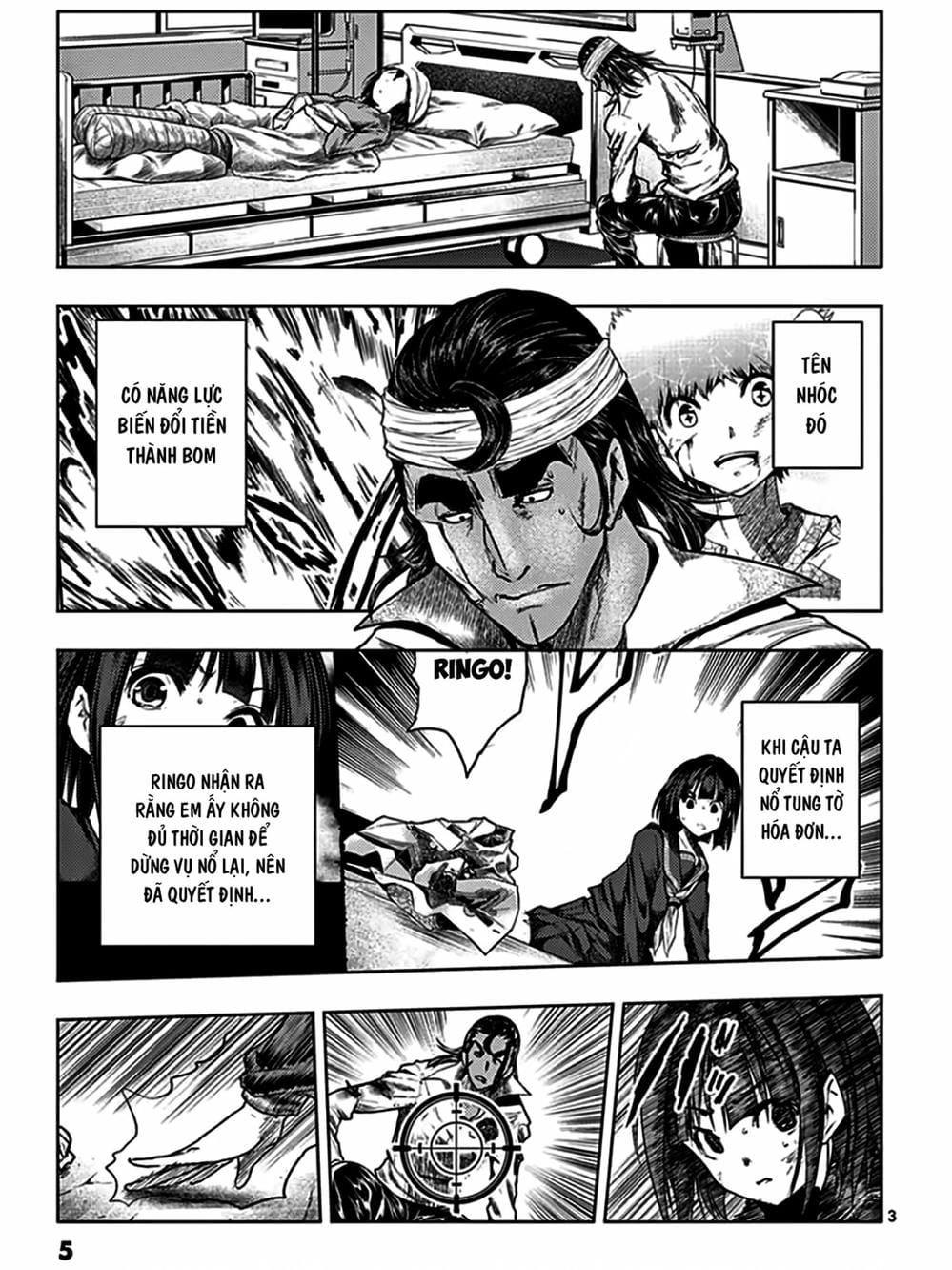 Truyện Tranh Trò Chơi Sinh Tồn - Deatte 5 Byou De Battle trang 3