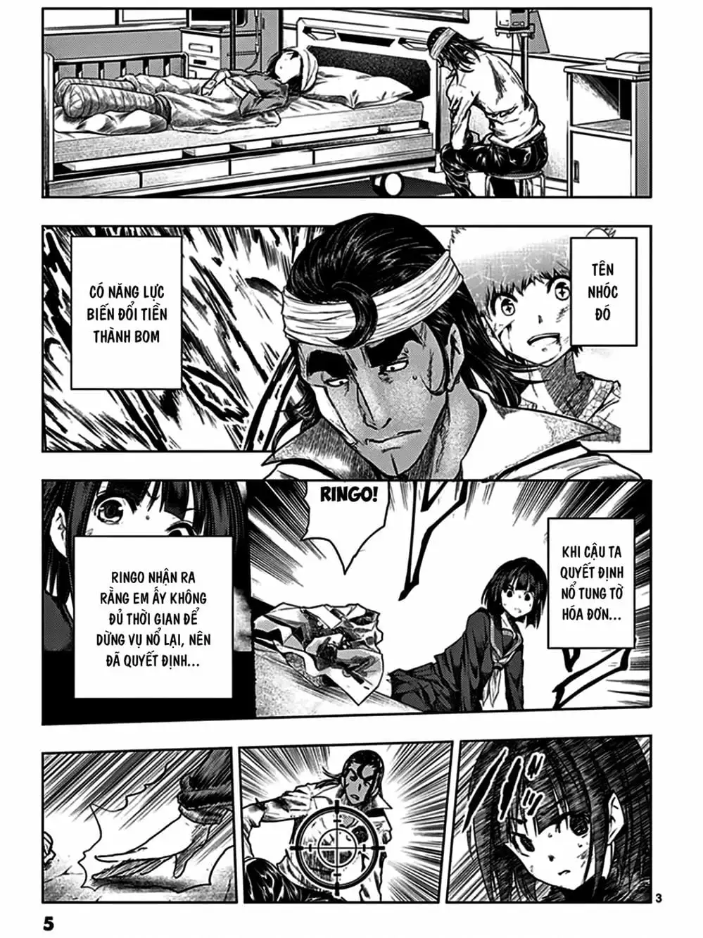 Truyện Tranh Trò Chơi Sinh Tồn - Deatte 5 Byou De Battle trang 3