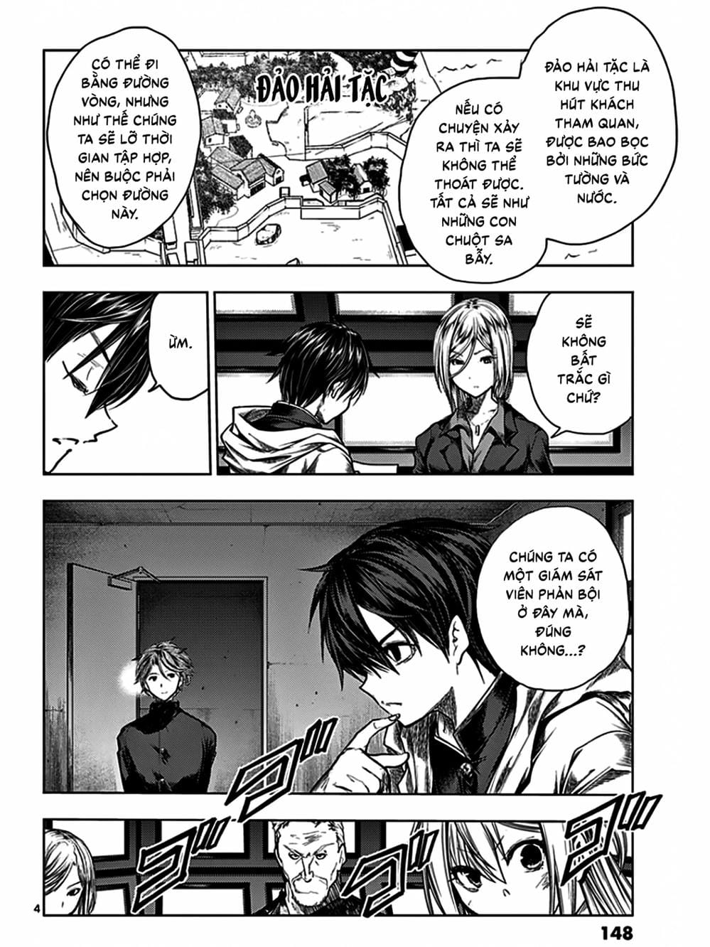 Truyện Tranh Trò Chơi Sinh Tồn - Deatte 5 Byou De Battle trang 3