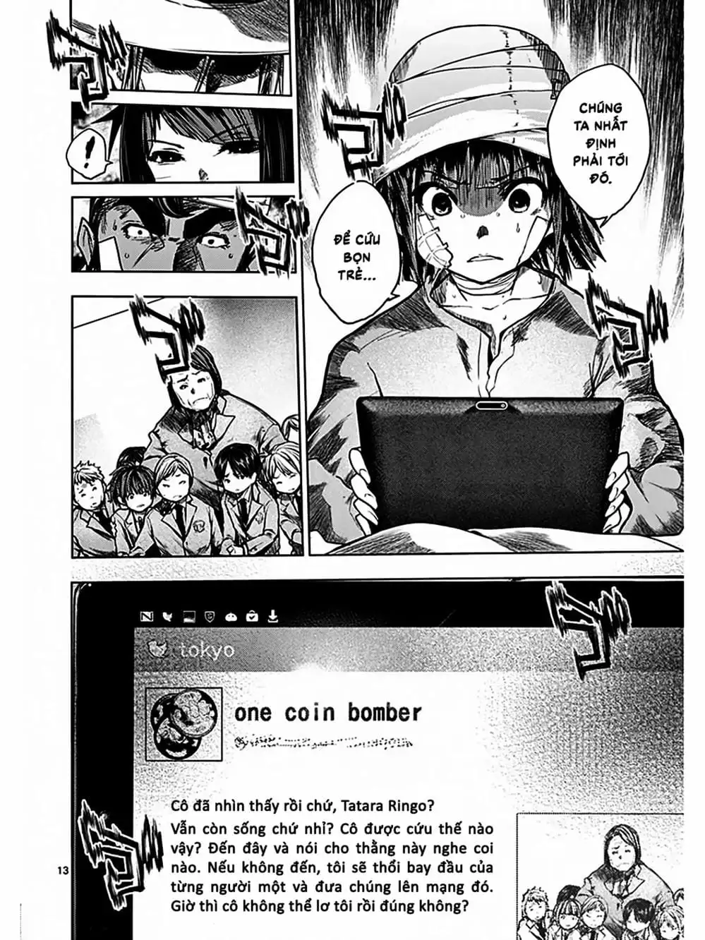 Truyện Tranh Trò Chơi Sinh Tồn - Deatte 5 Byou De Battle trang 3