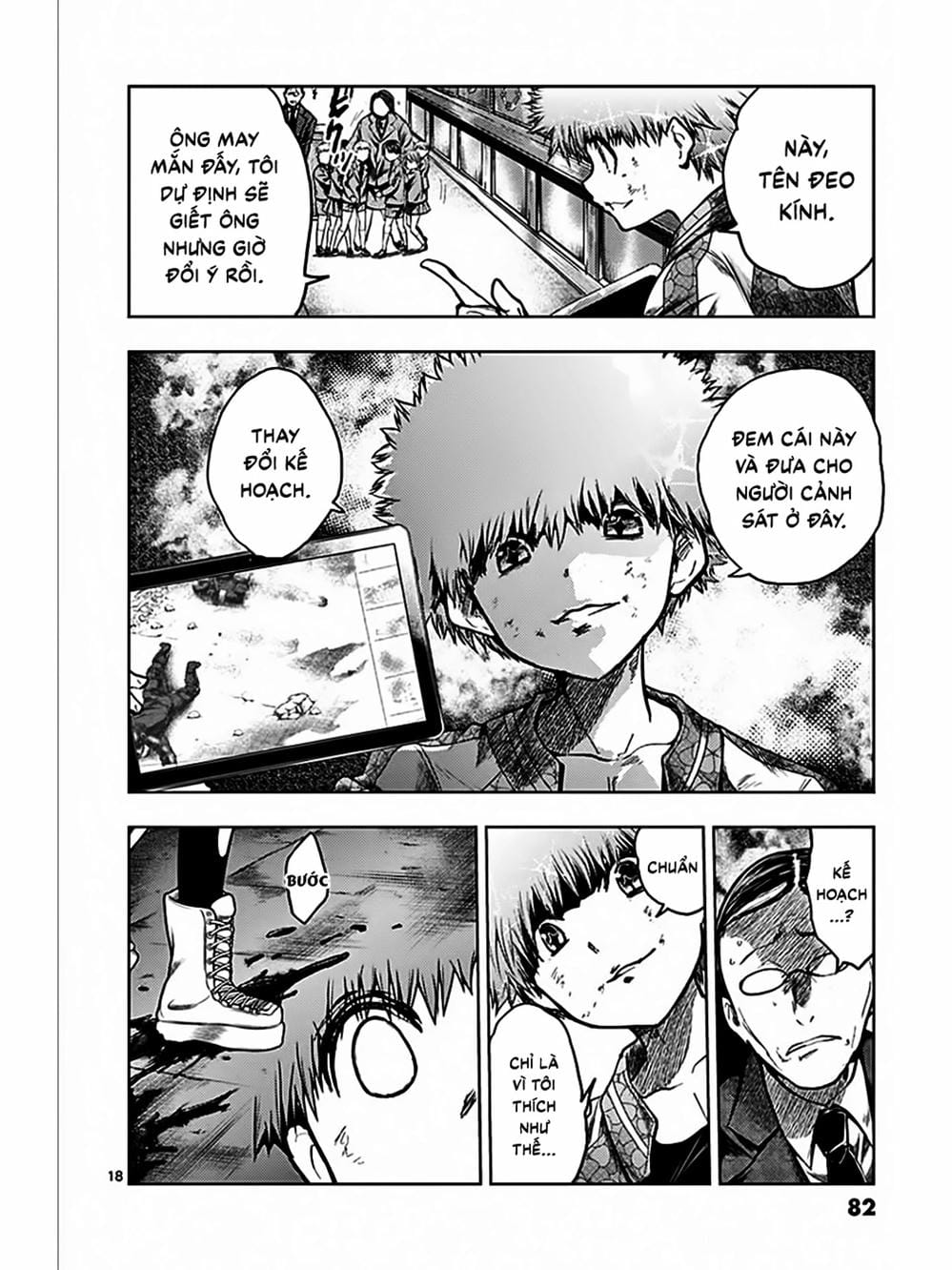 Truyện Tranh Trò Chơi Sinh Tồn - Deatte 5 Byou De Battle trang 3