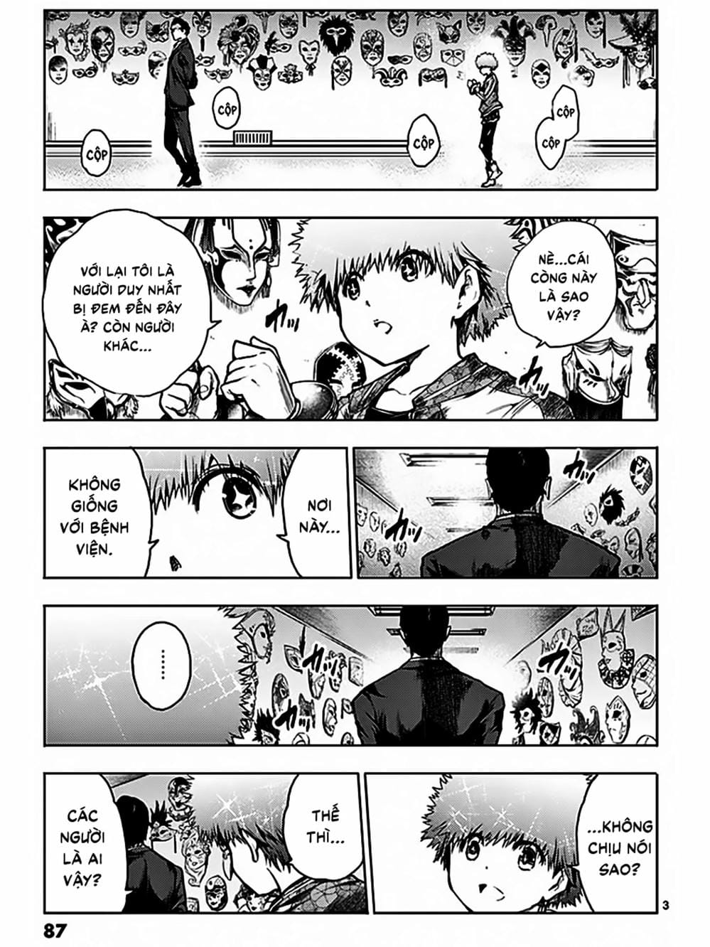 Truyện Tranh Trò Chơi Sinh Tồn - Deatte 5 Byou De Battle trang 3