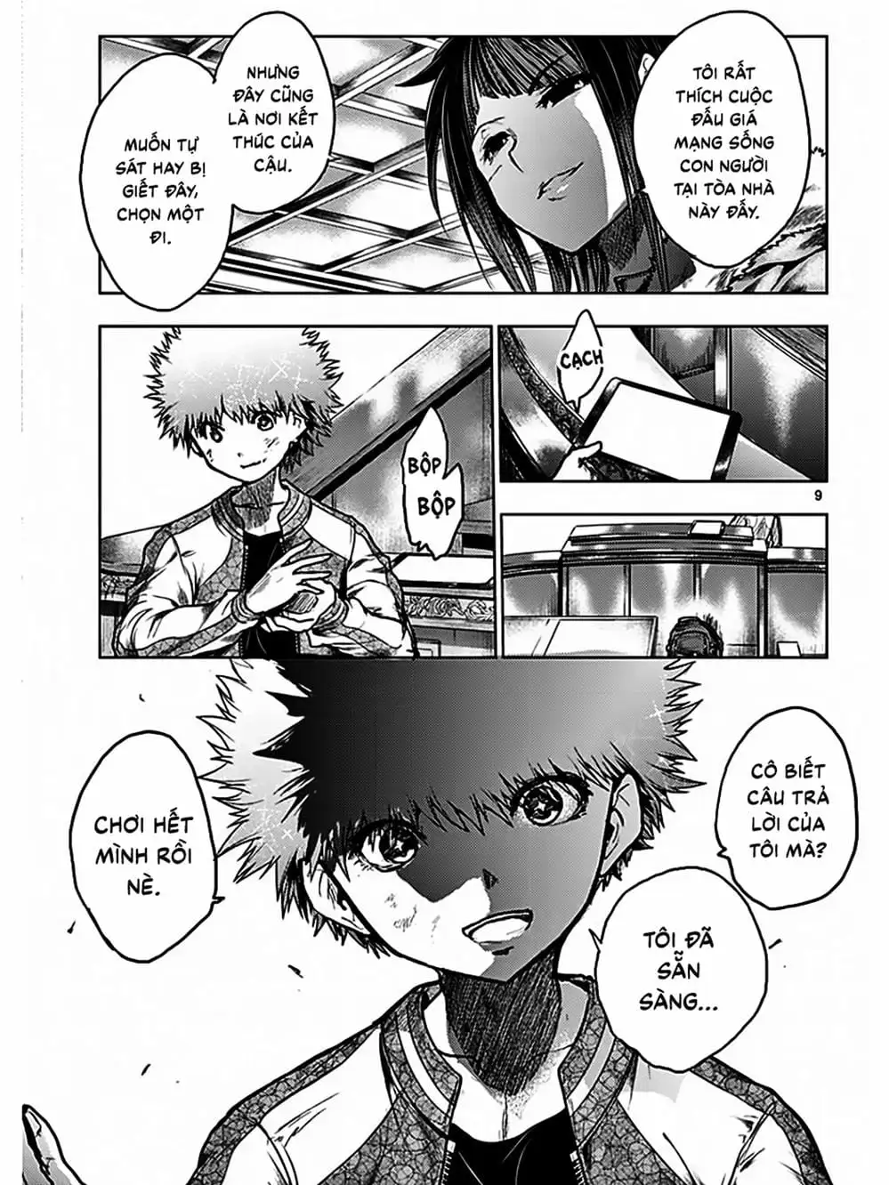 Truyện Tranh Trò Chơi Sinh Tồn - Deatte 5 Byou De Battle trang 3