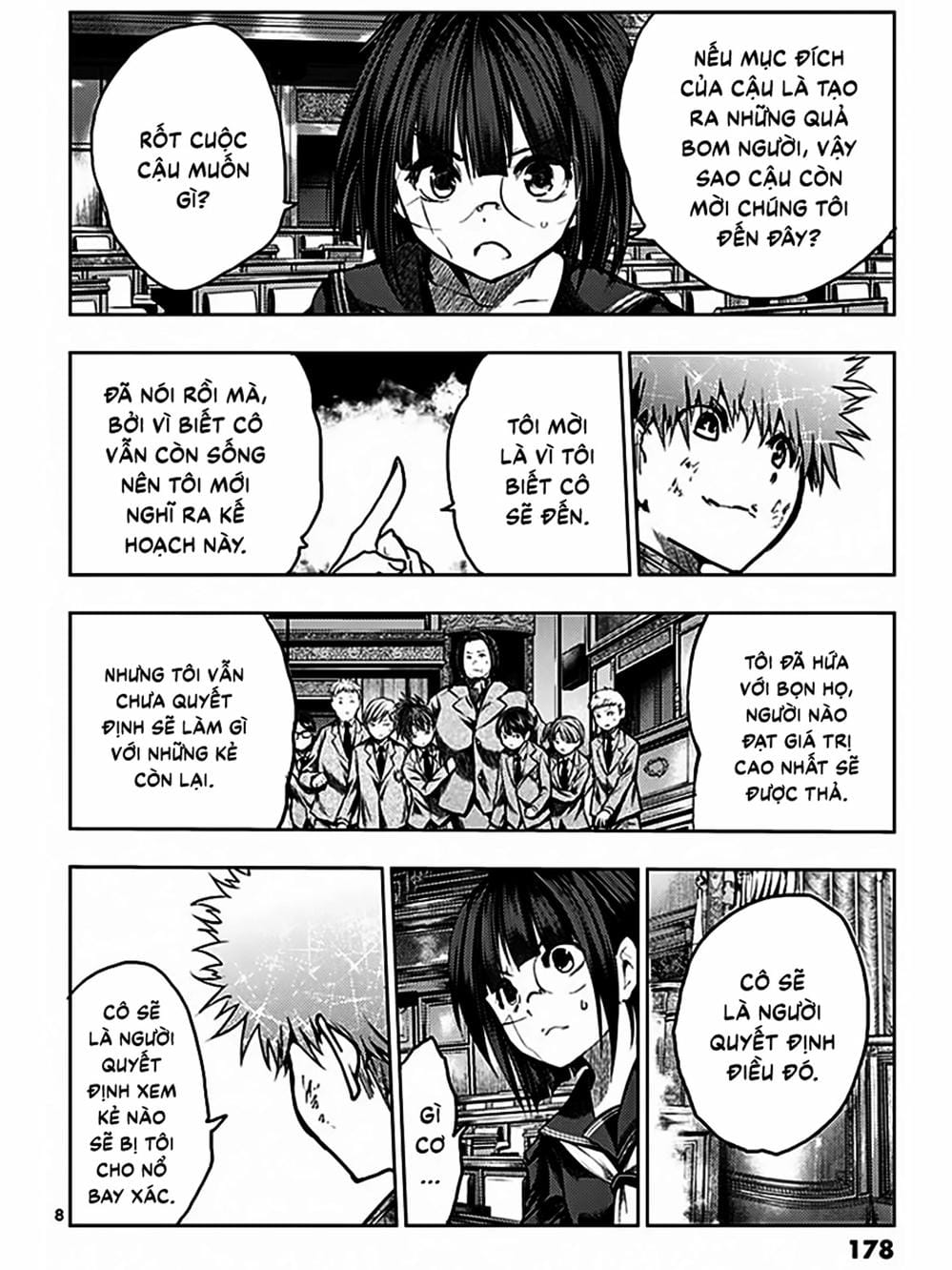 Truyện Tranh Trò Chơi Sinh Tồn - Deatte 5 Byou De Battle trang 3